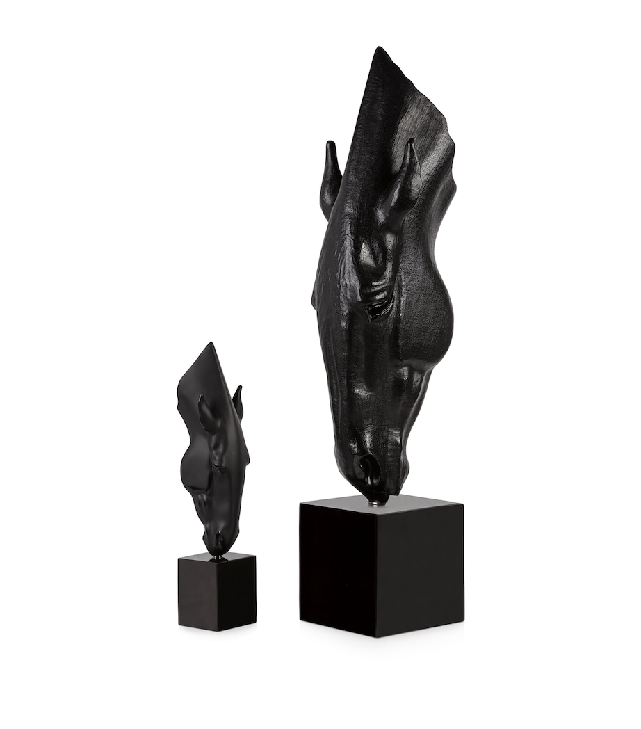 x Nic Fiddian-Green Crystal Still Water Sculpture NOIR Image 2