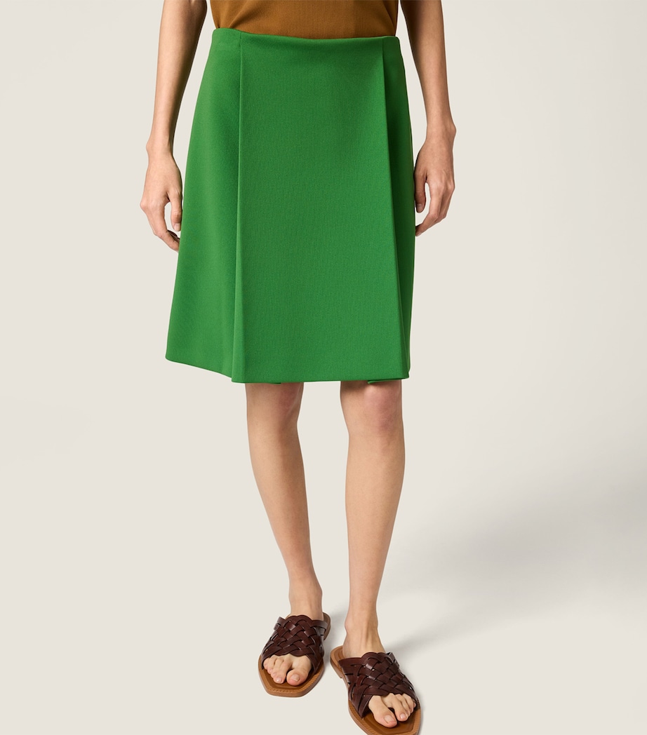 Miu Miu Womens Technical Jersey Skirt Image 5