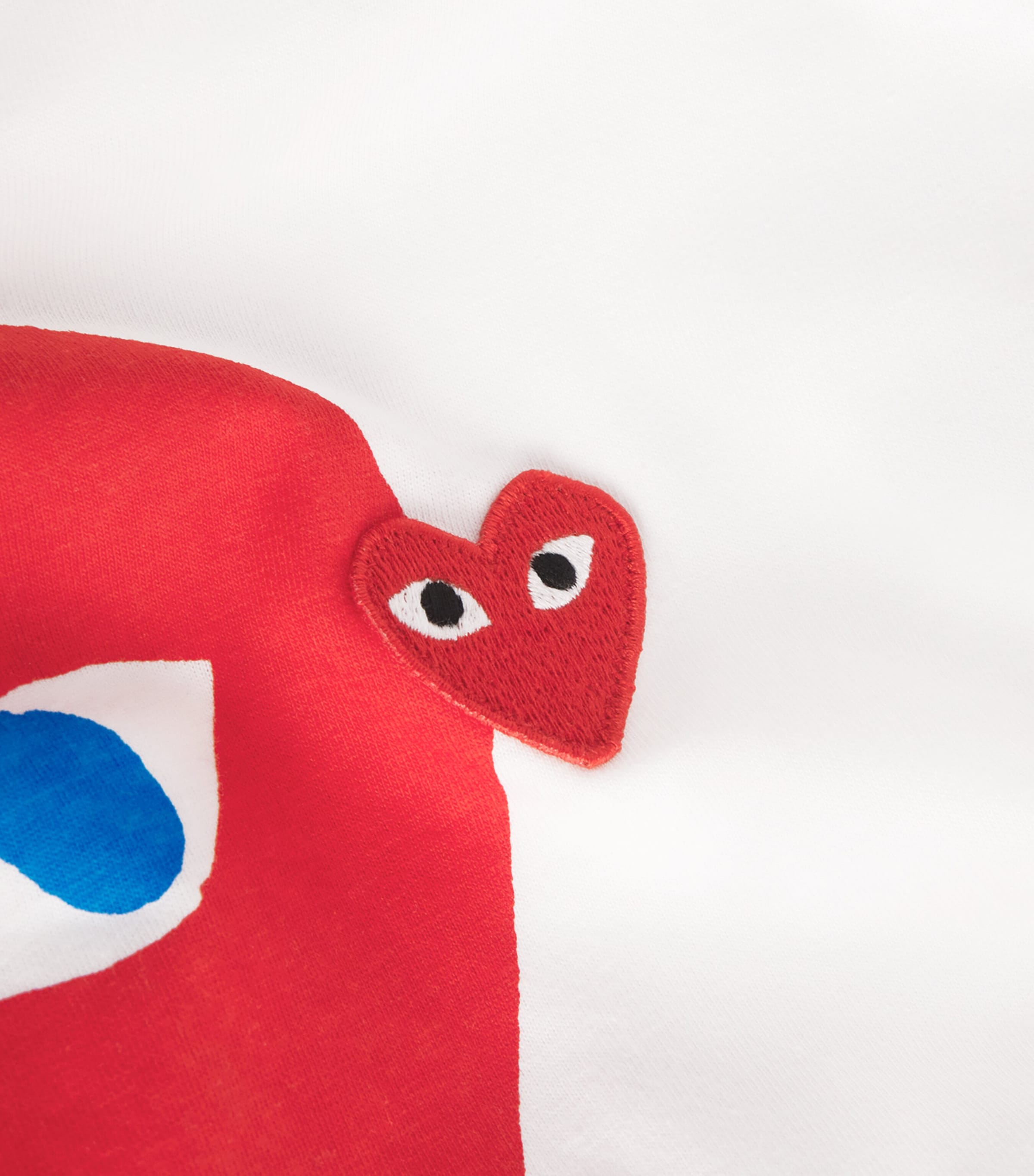 Comme Des Garçons Play Mens Heart Logo T-Shirt White Image 5