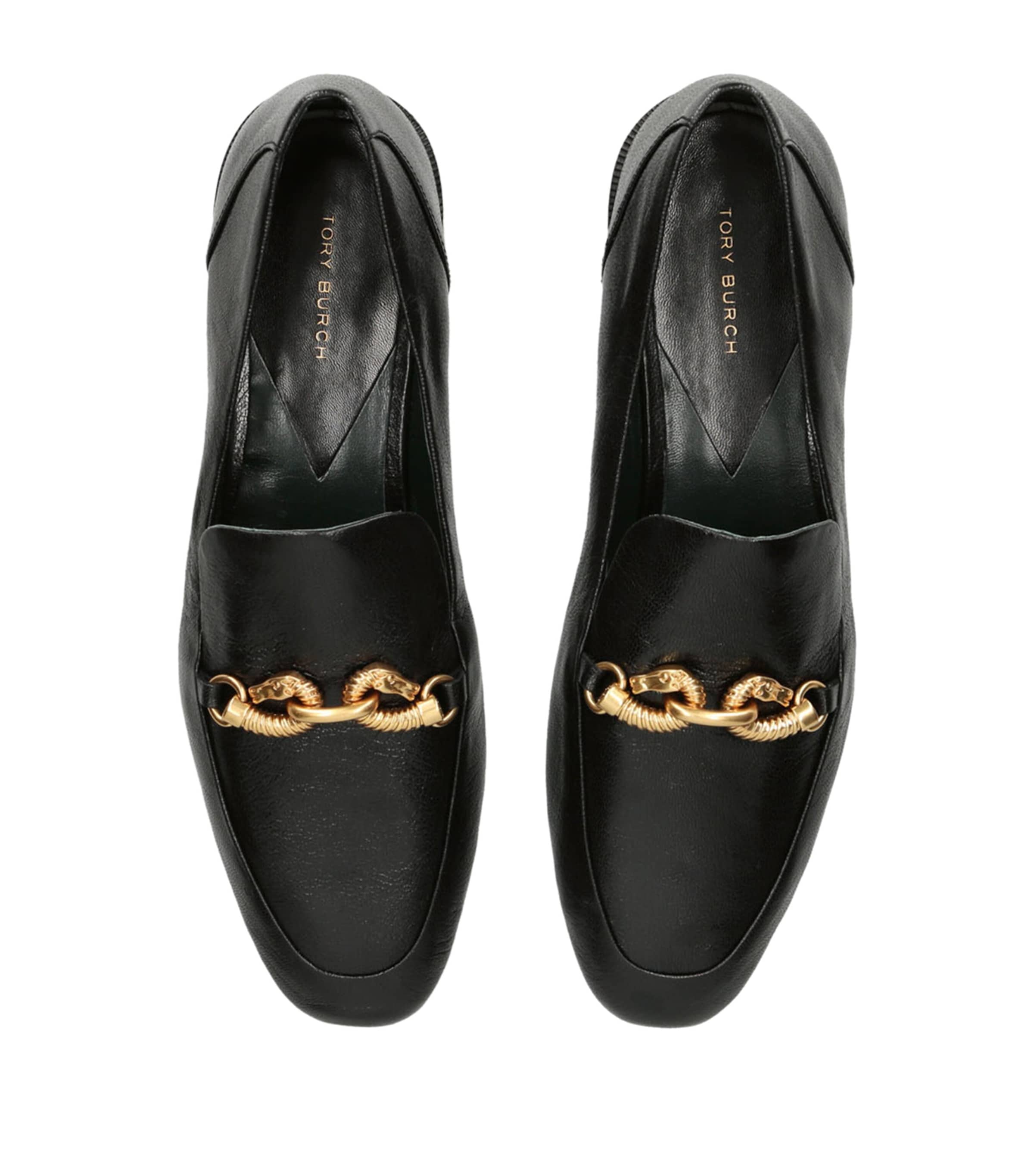 Leather Jessa Loafers BLACK Image 4