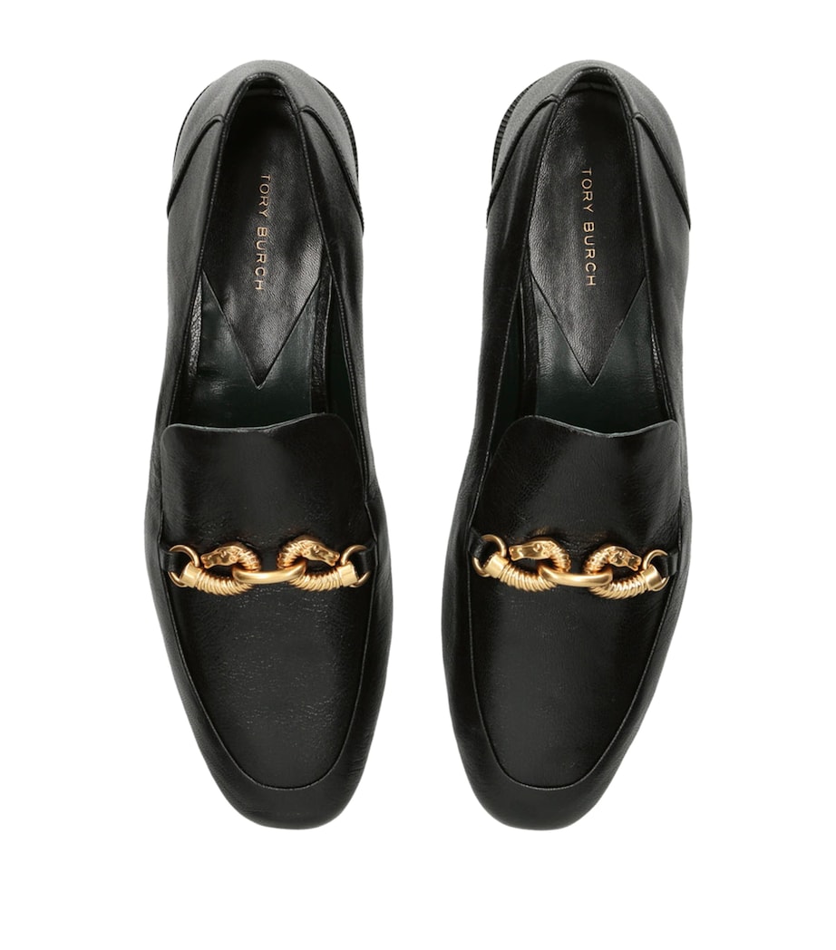 Leather Jessa Loafers BLACK Image 4