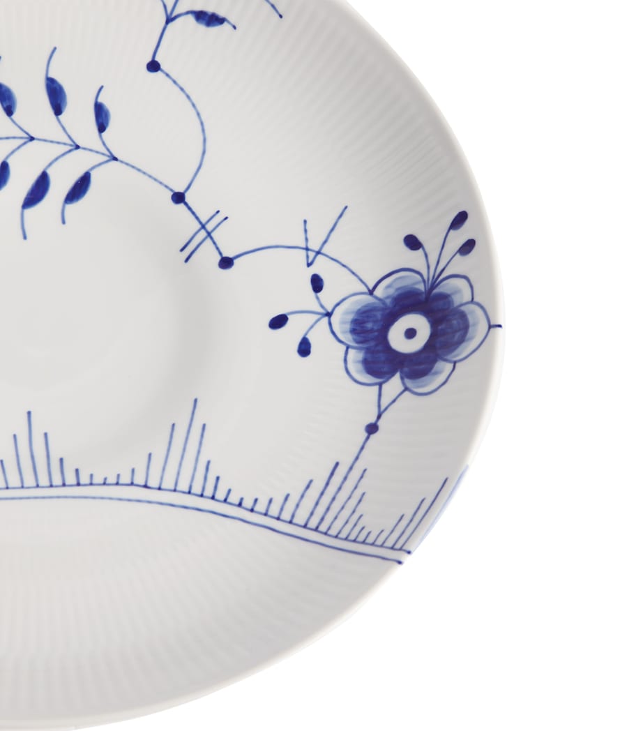 Blue Fluted Mega Bowl (34cm) BLUE Image 4