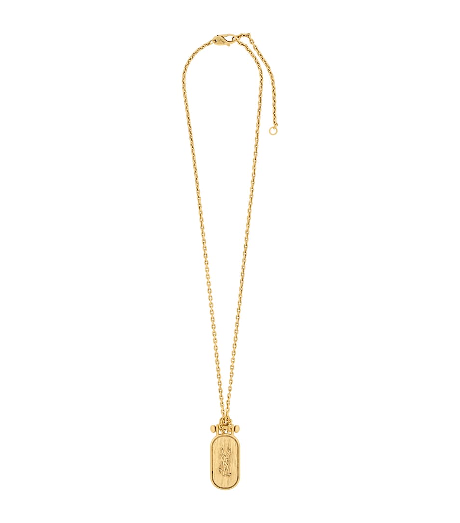 Saint Laurent Cassandre Tablet Necklace Image 1