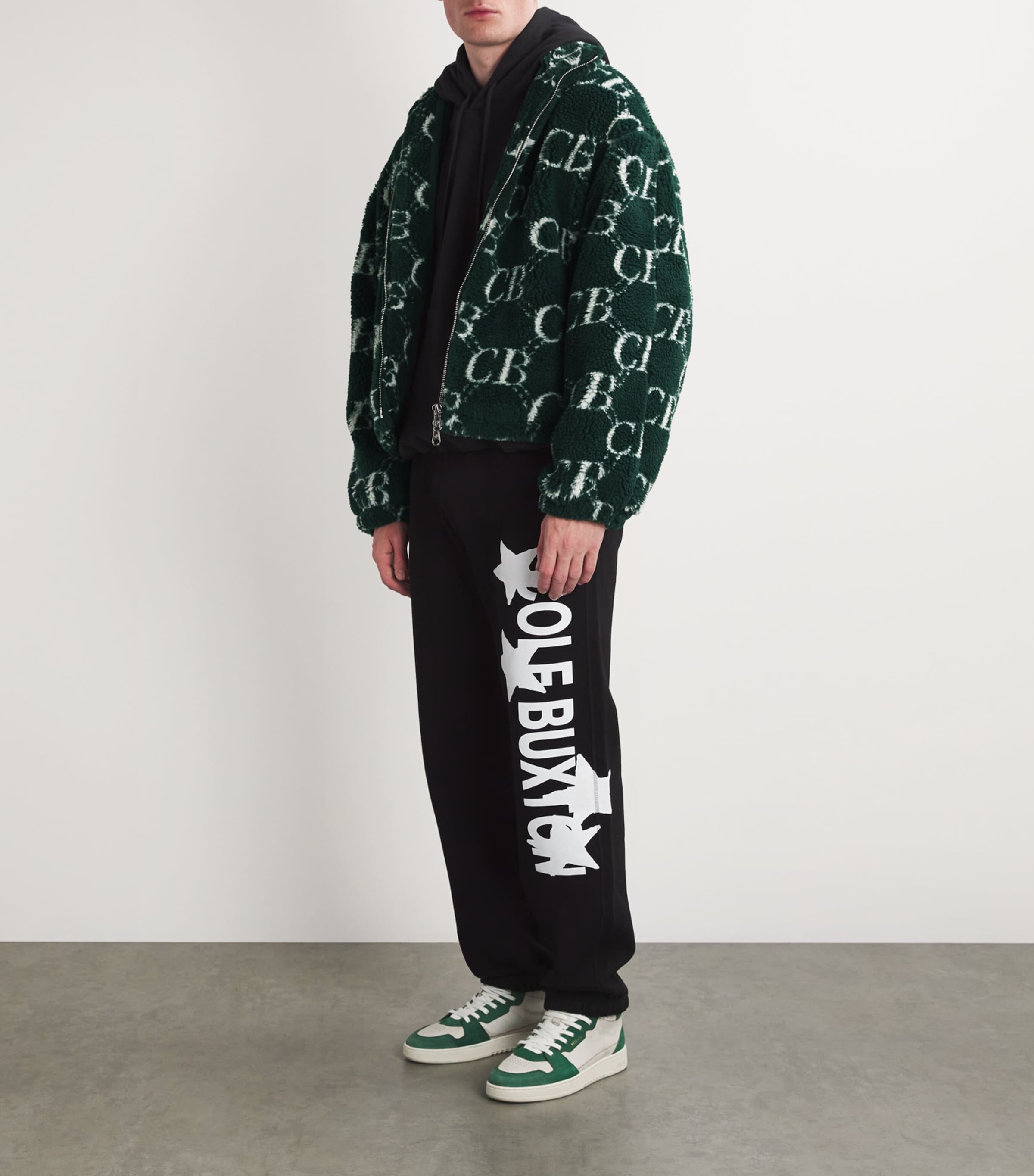 Monogram Fleece Jacket FOREST GREEN 610 Image 2