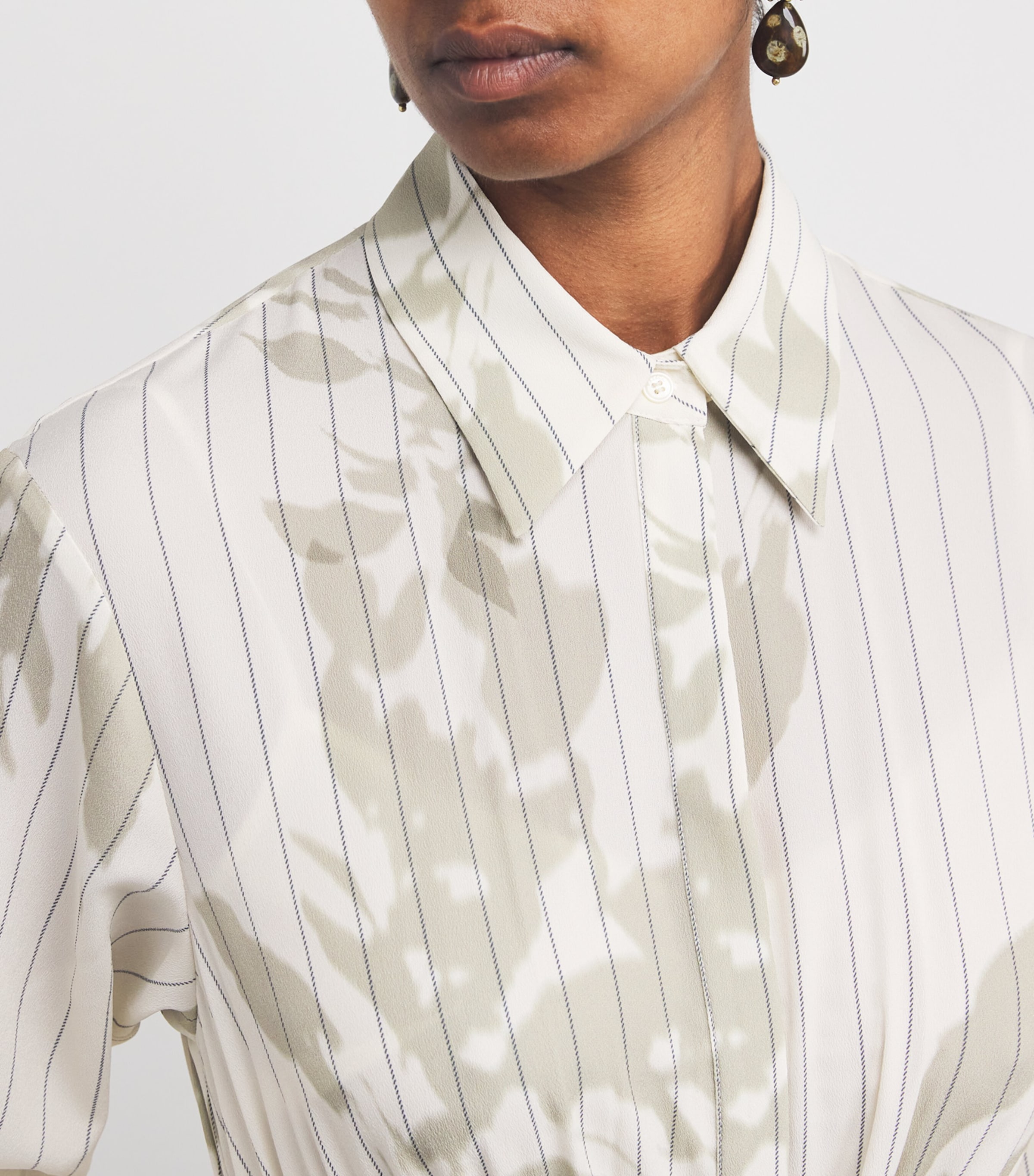 Printed Midi Dress CREAM Image 4