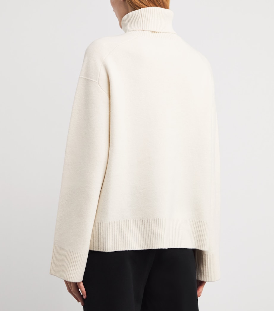 Merino Wool Rollneck Sweater C11 Image 4