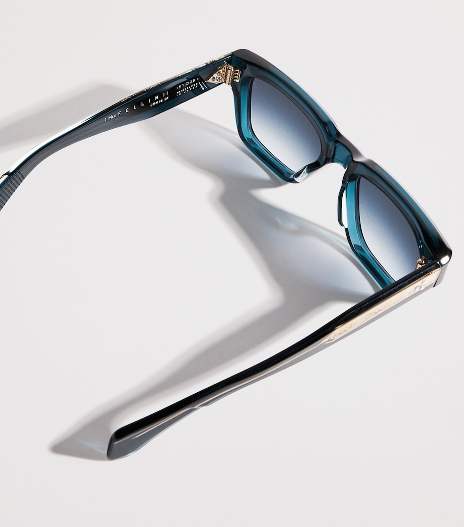 Acetate Fellini Sunglasses 9F-INDIGO Image 6