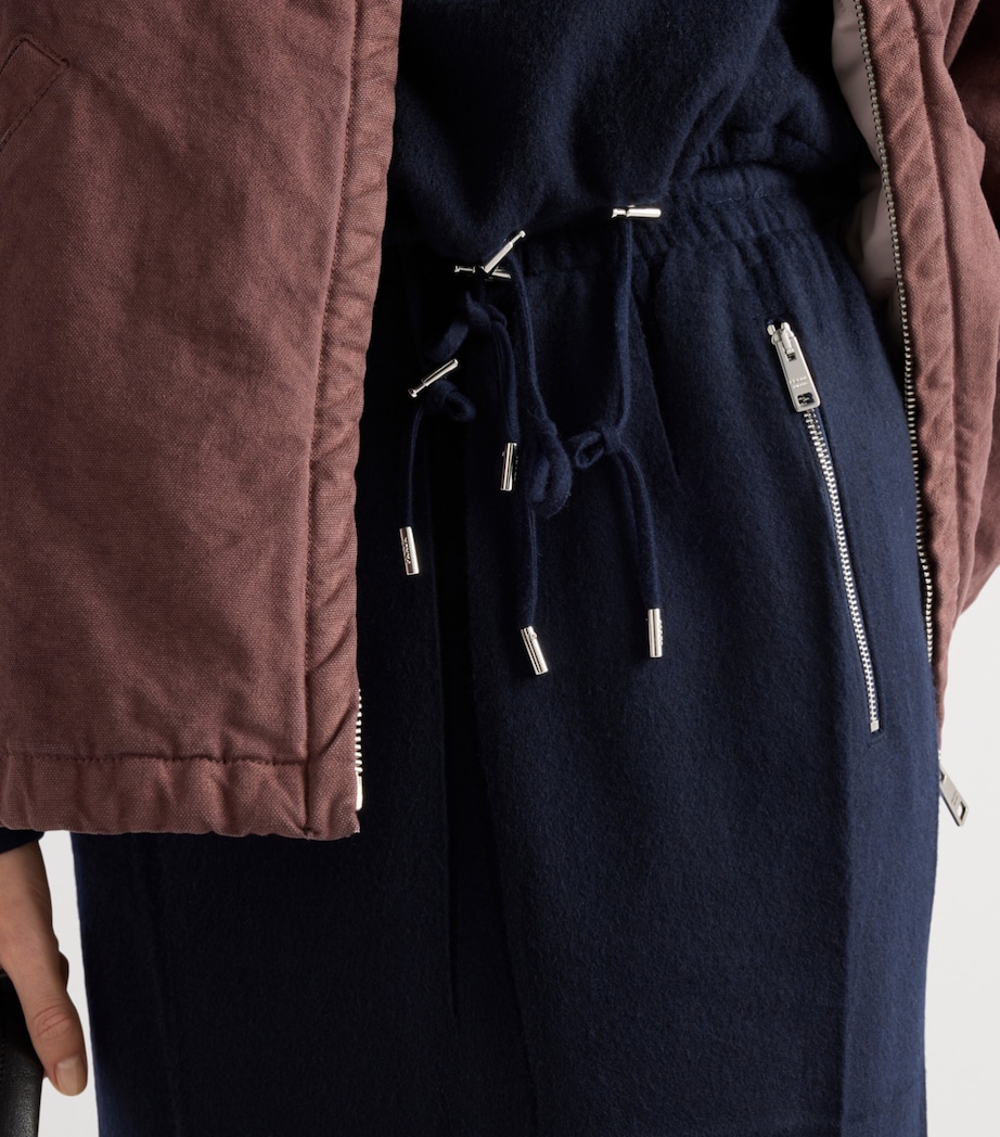 Wool-Cashmere Midi Skirt F0008 Image 3