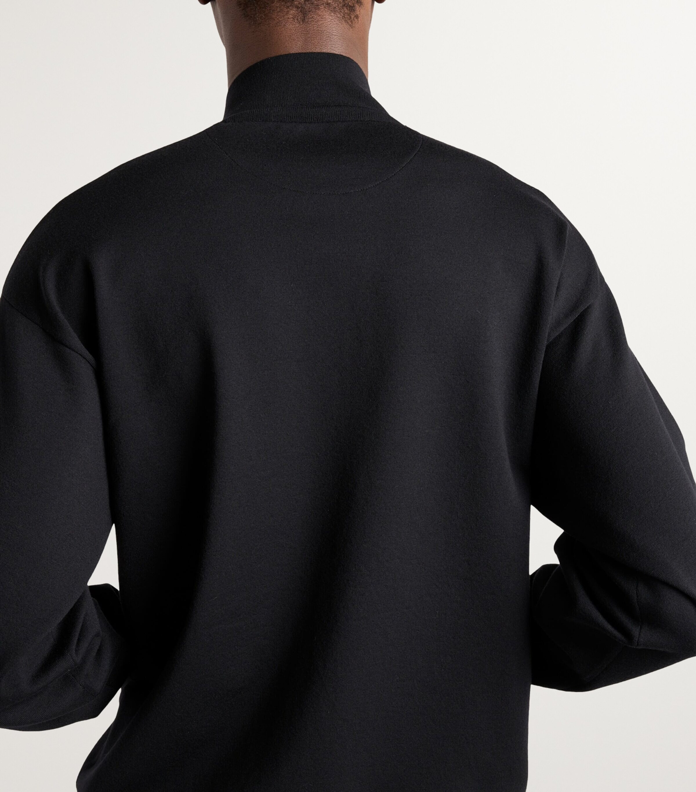 Superfine Wool Bomber Jacket F0002 Image 3