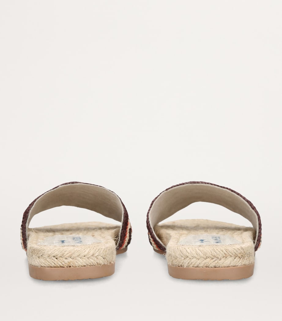 Raffia Crochet Slides BONE/COMB Image 2