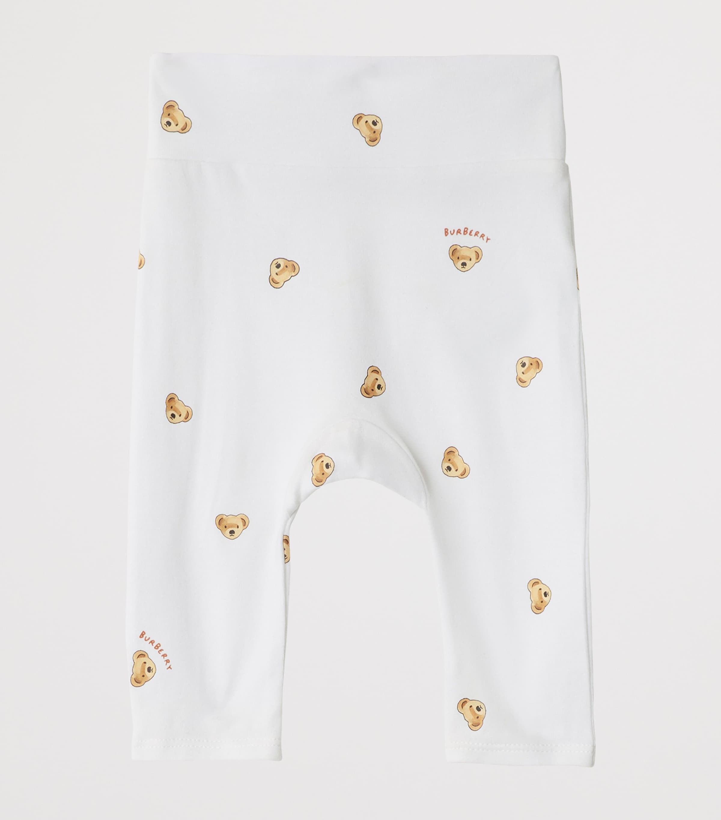 Stretch-Cotton Bodysuit and Leggings Gift Set (1-18 Months) WHITE IP PATTERN Image 4