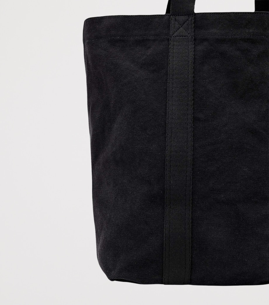 AllSaints Canvas Tote Bag Black Image 3
