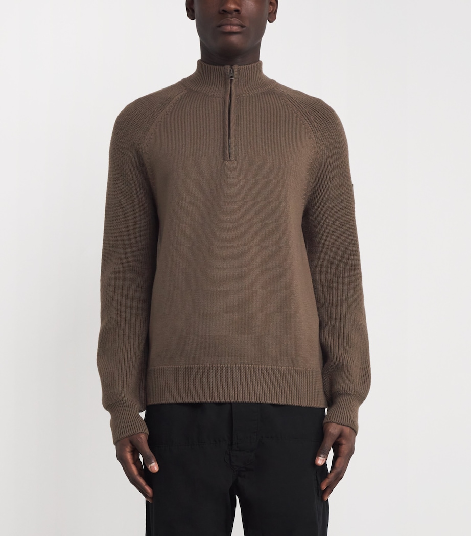 Merino Wool Aspect Sweater MJRBNMAJOR BROWN Image 3