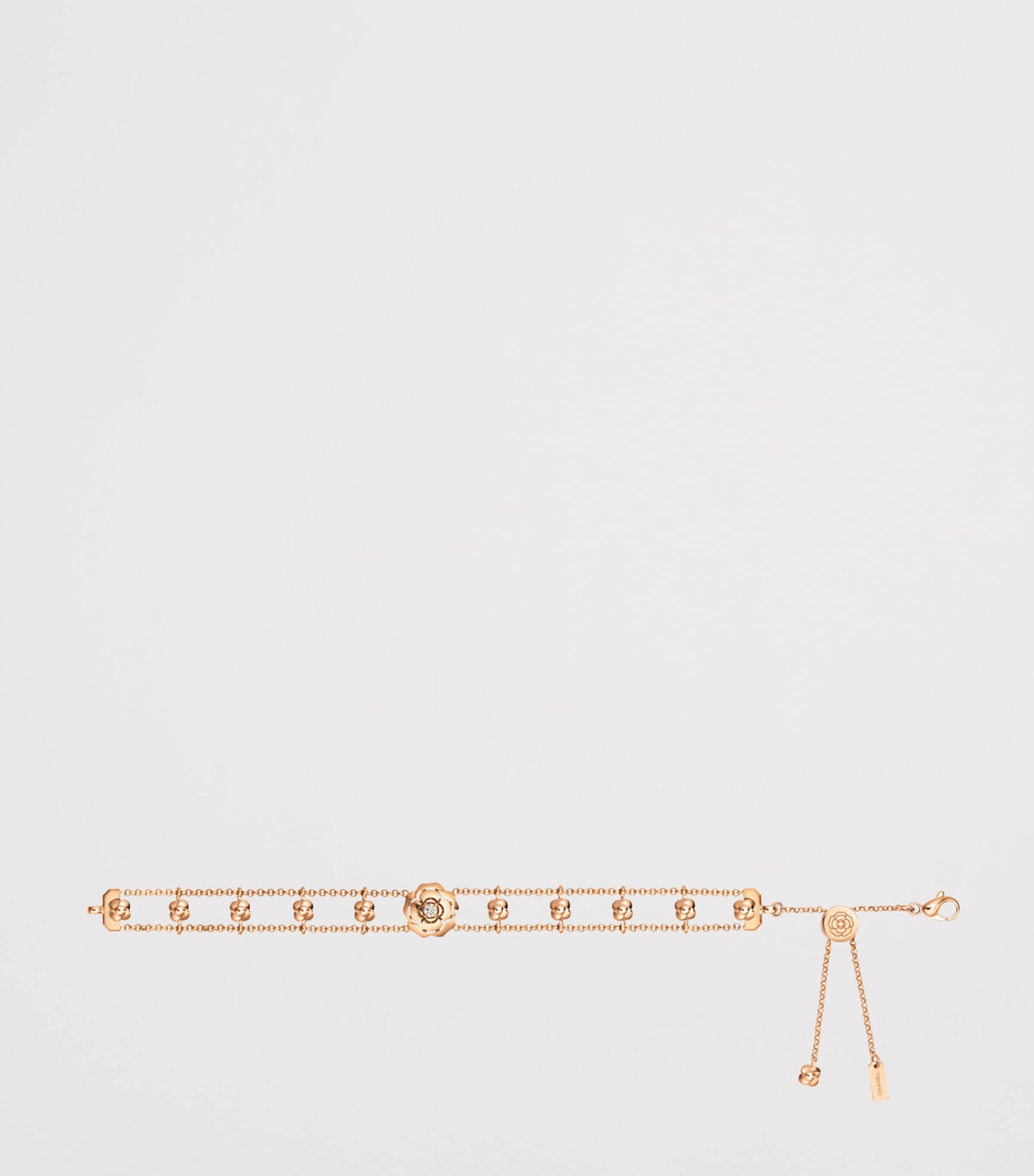 CHANEL Rose Gold and Diamond Extrait de Camélia Bracelet Rose Gold Image 3