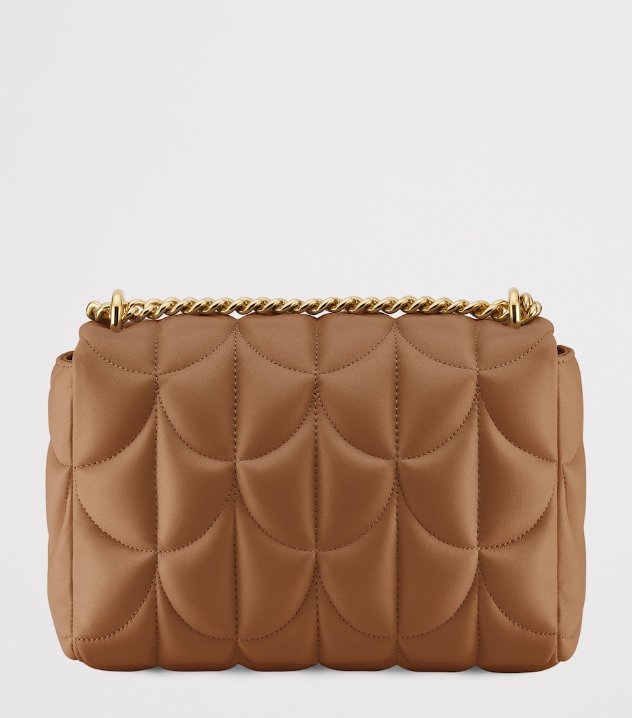 Bvlgari Calf Leather Serpenti Sugerloaf Shoulder Bag Brown Image 3