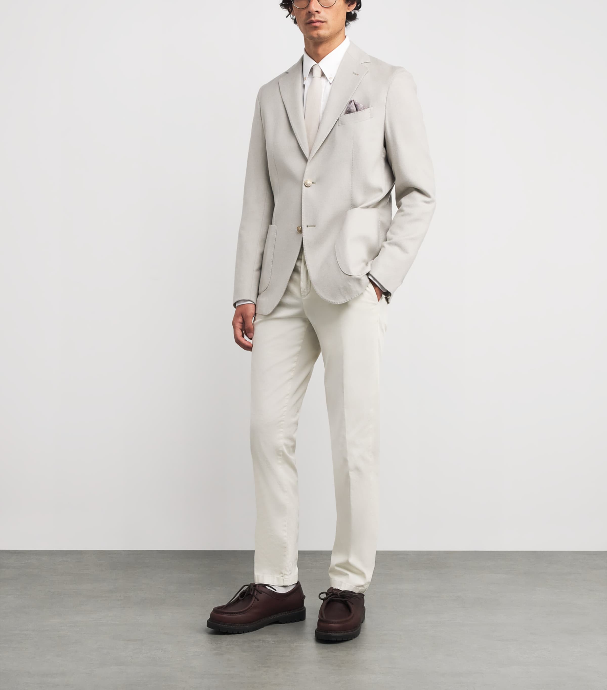 Cotton Button-Up Shirt BIANCO Image 2