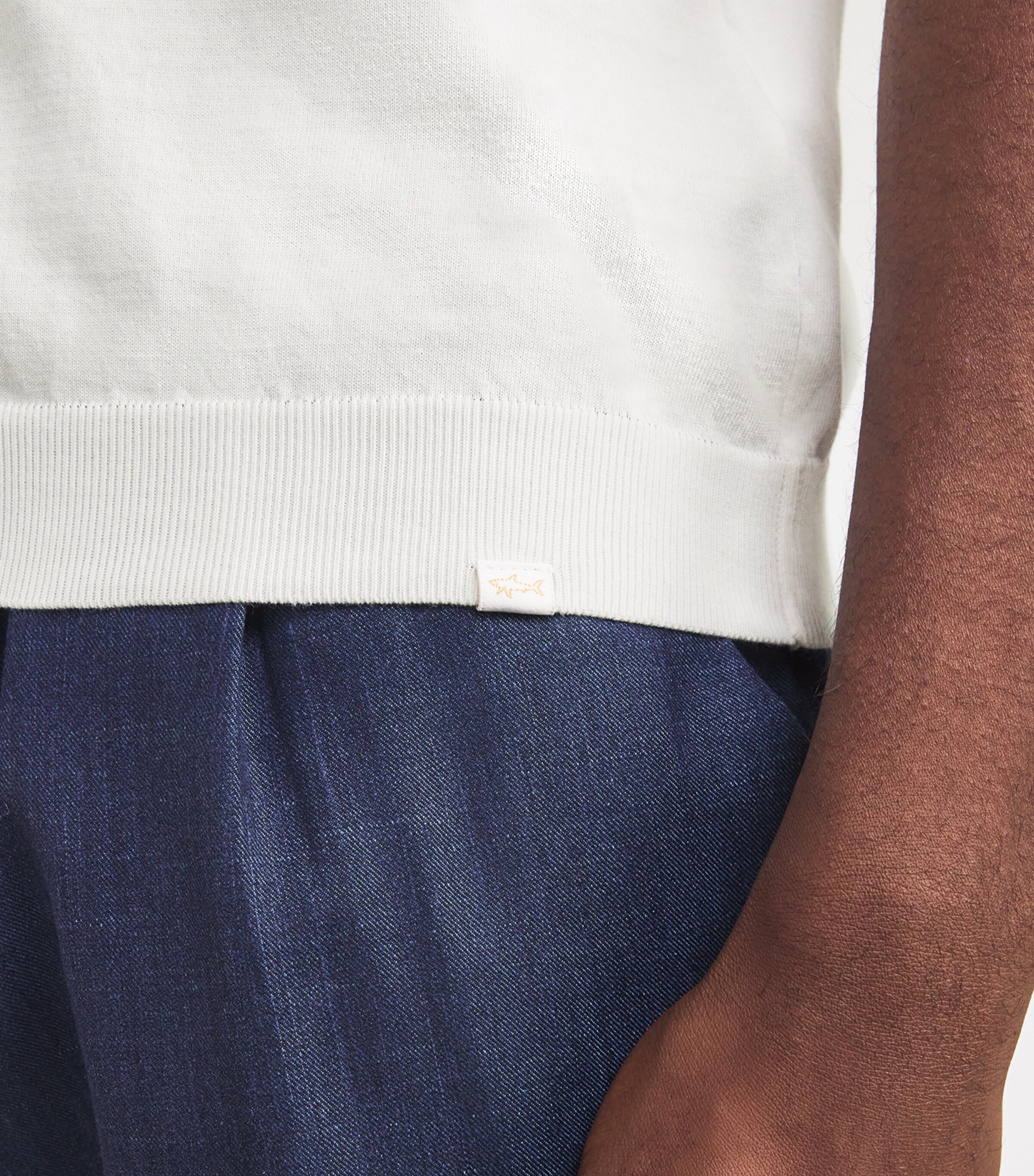 Cotton Fresco T-Shirt 010WHITE Image 6