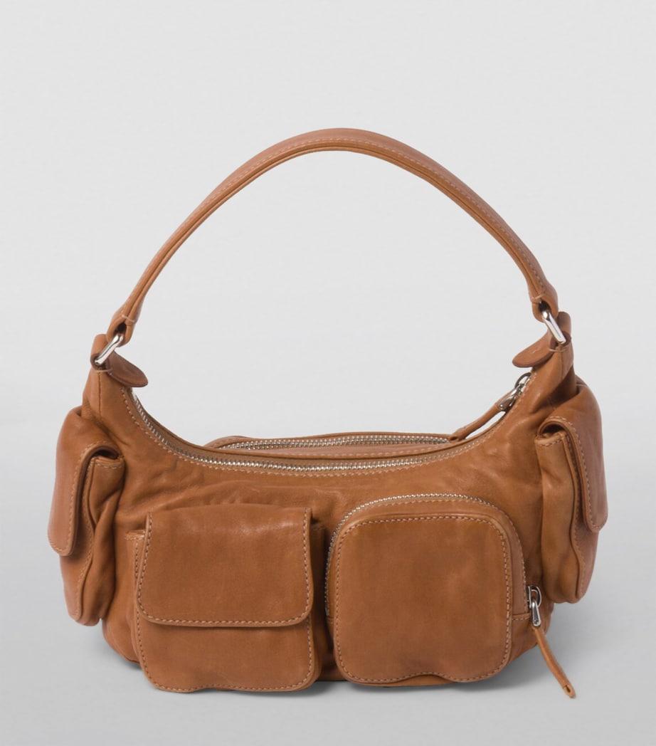 Miu Miu Nappa Leather Pocket Shoulder Bag Image 4