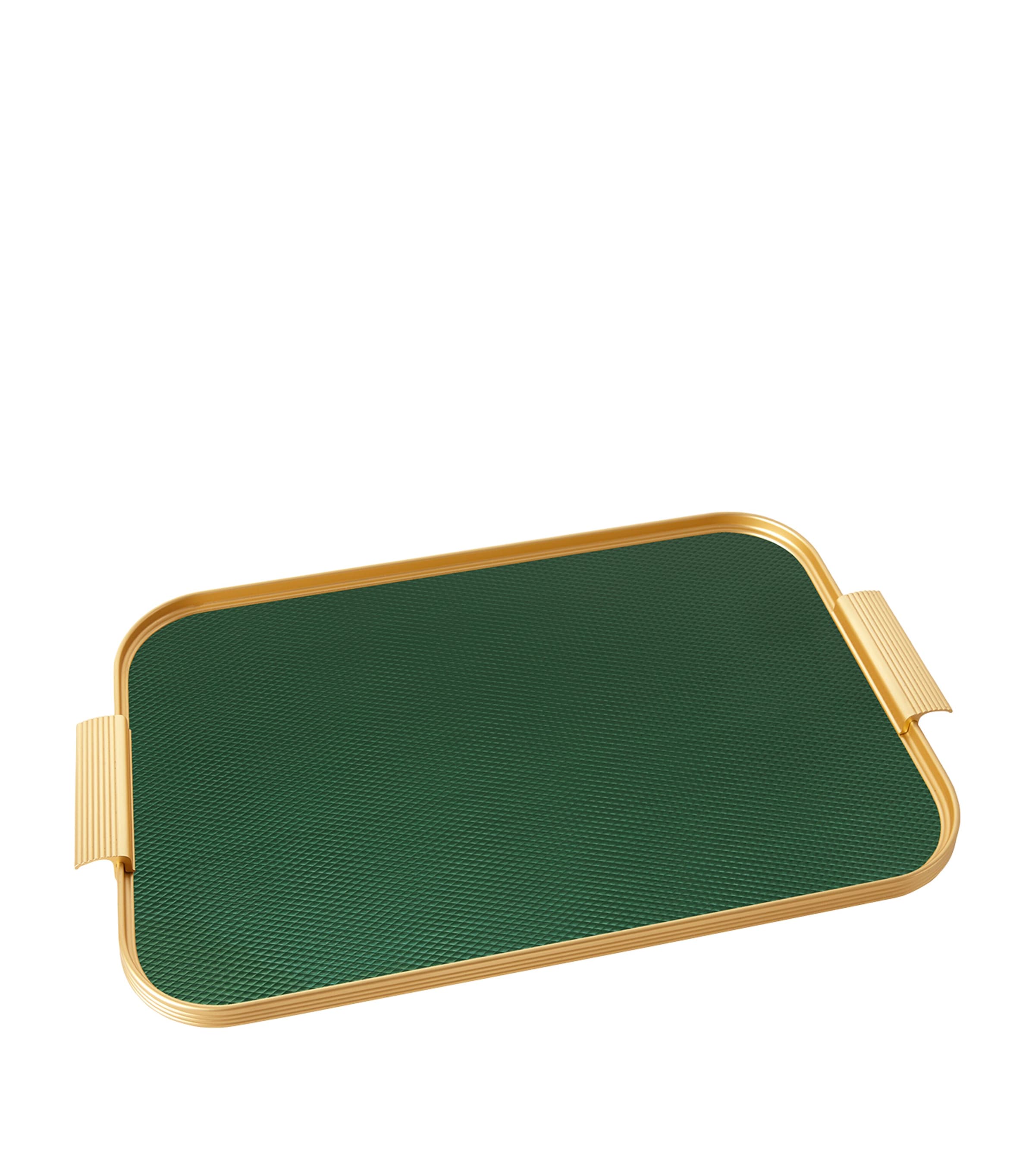 Kaymet Aluminium Serving Tray In Gold