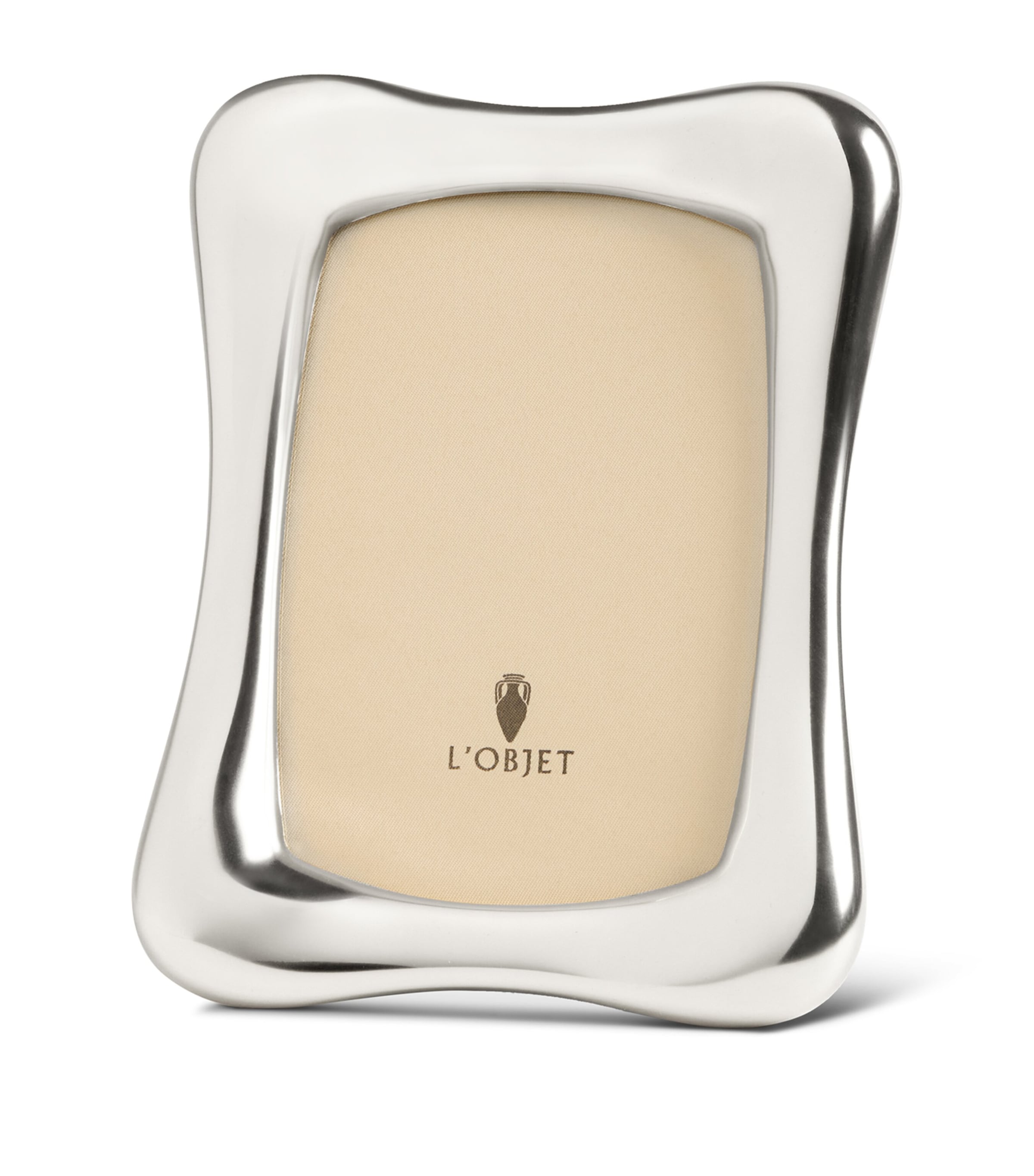 L'Objet Anton Photo Frame (4” x 6”) Platinum Image 1