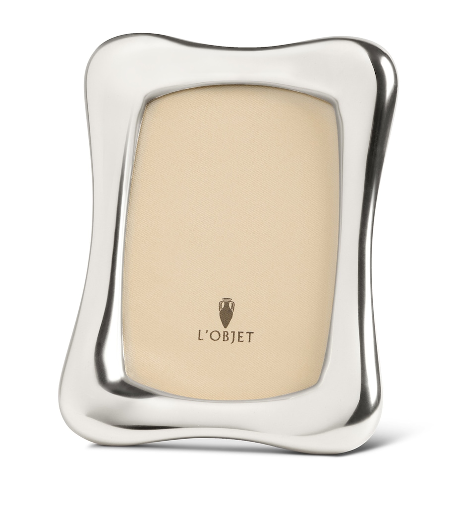 L'Objet Anton Photo Frame (4” x 6”) Platinum Image 1