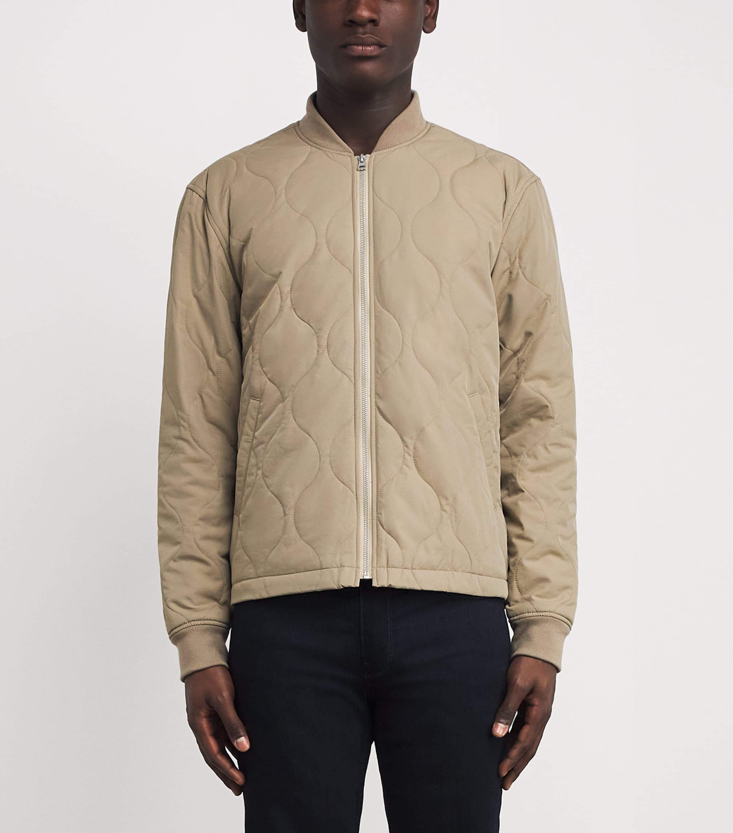 Quilted Blix Bomber Jacket CARIBOU Image 3