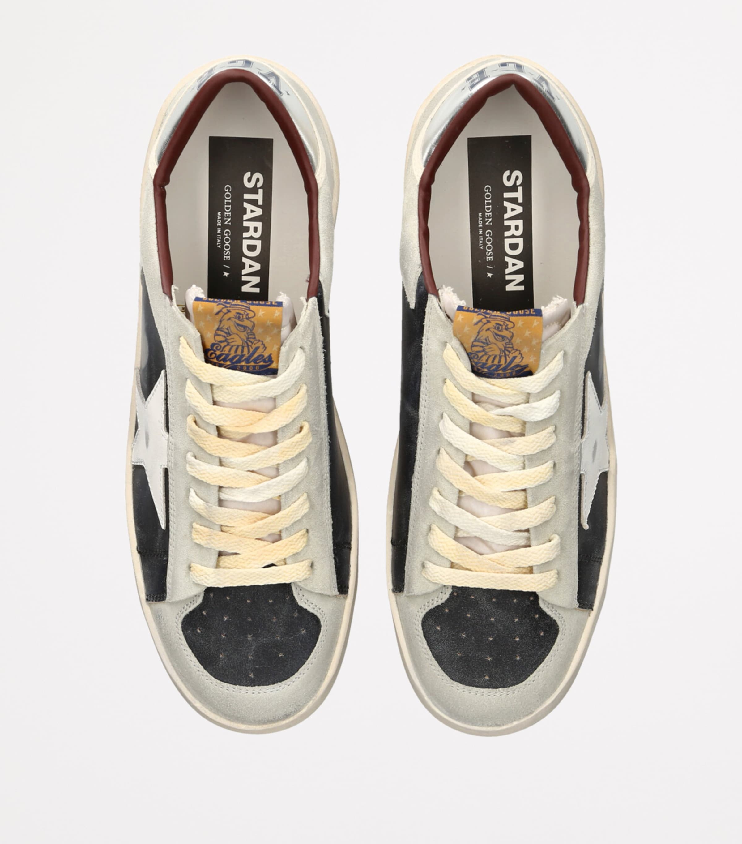 Leather Stardan Sneakers BLUE OTHER Image 4