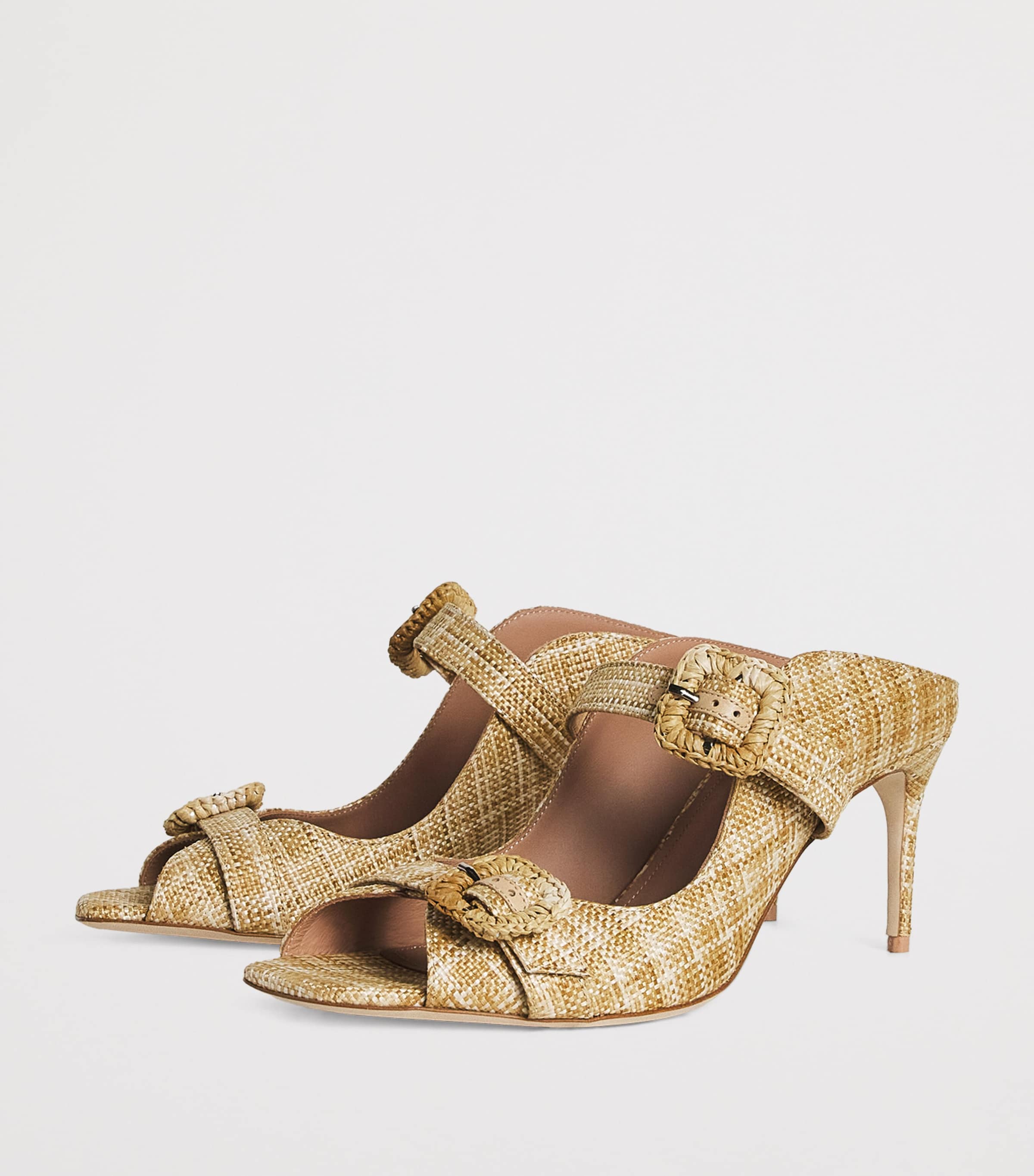 Raffia Isobel Heeled Sandals 70 LEGNO Image 3