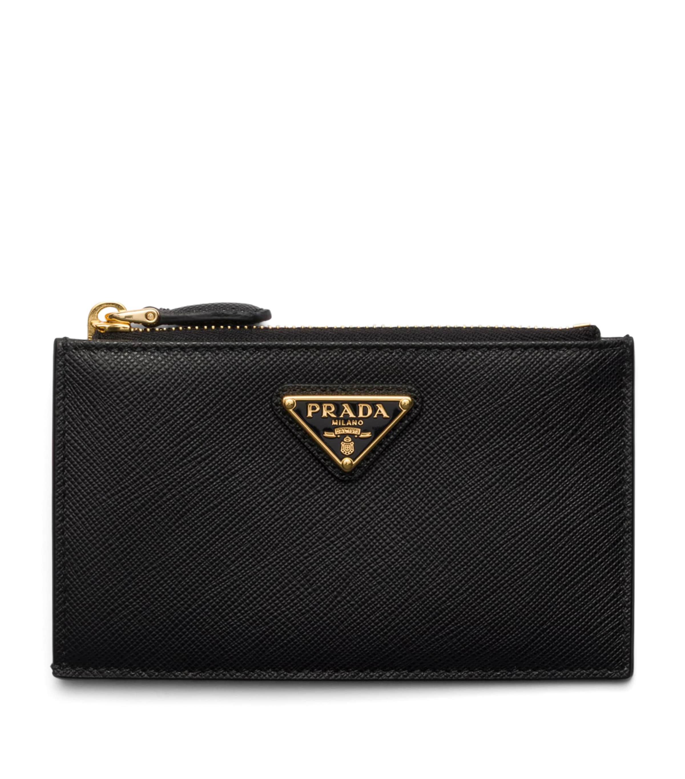 Saffiano Leather Zip Card Holder F0002 Image 1