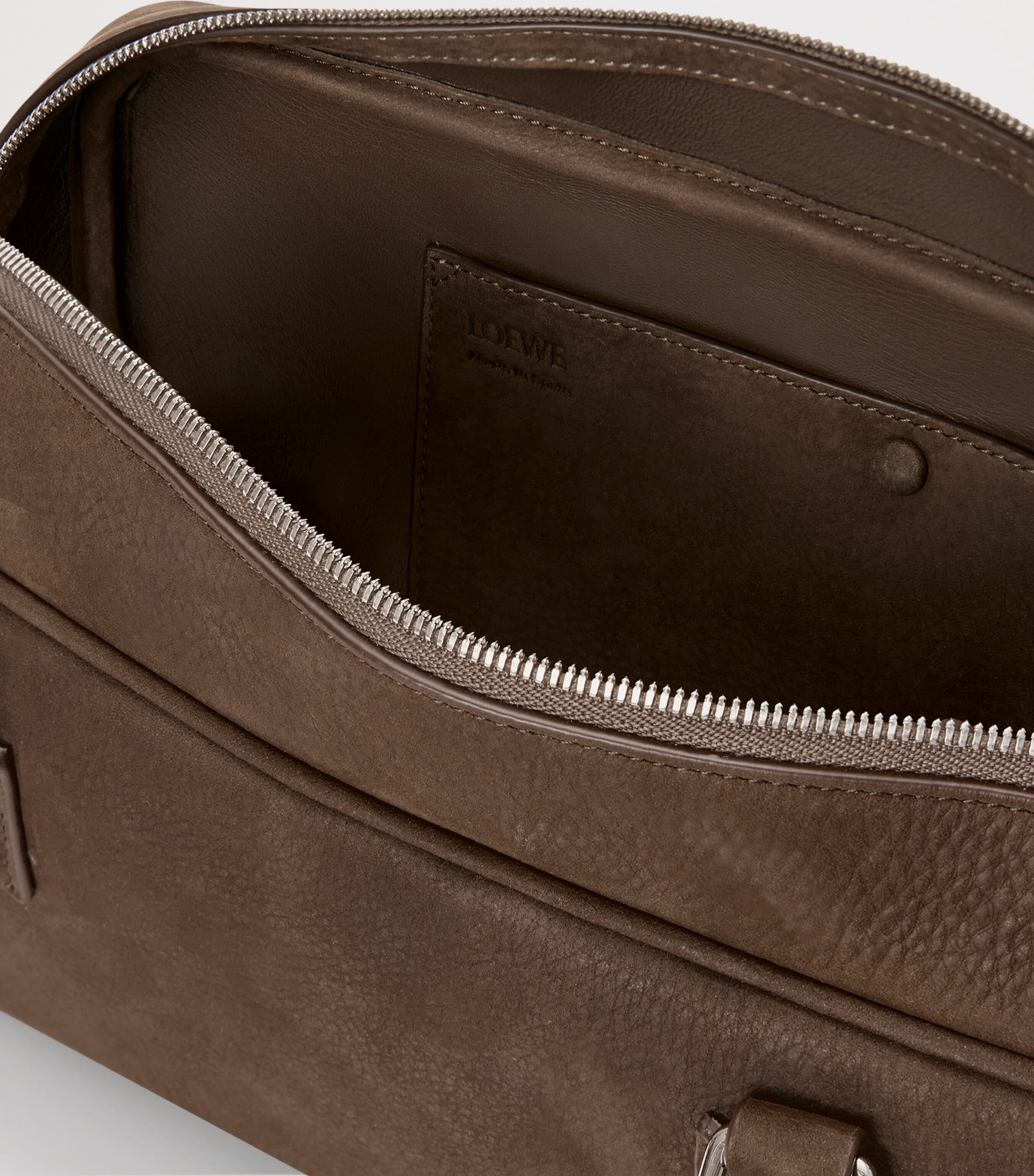 Suede Amazona 31 Top-Handle Bag TUNDRA Image 5