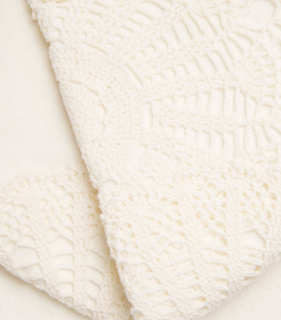 The Crochet Vertical Crop Jeans AU NATURAL CLEAN Image 5