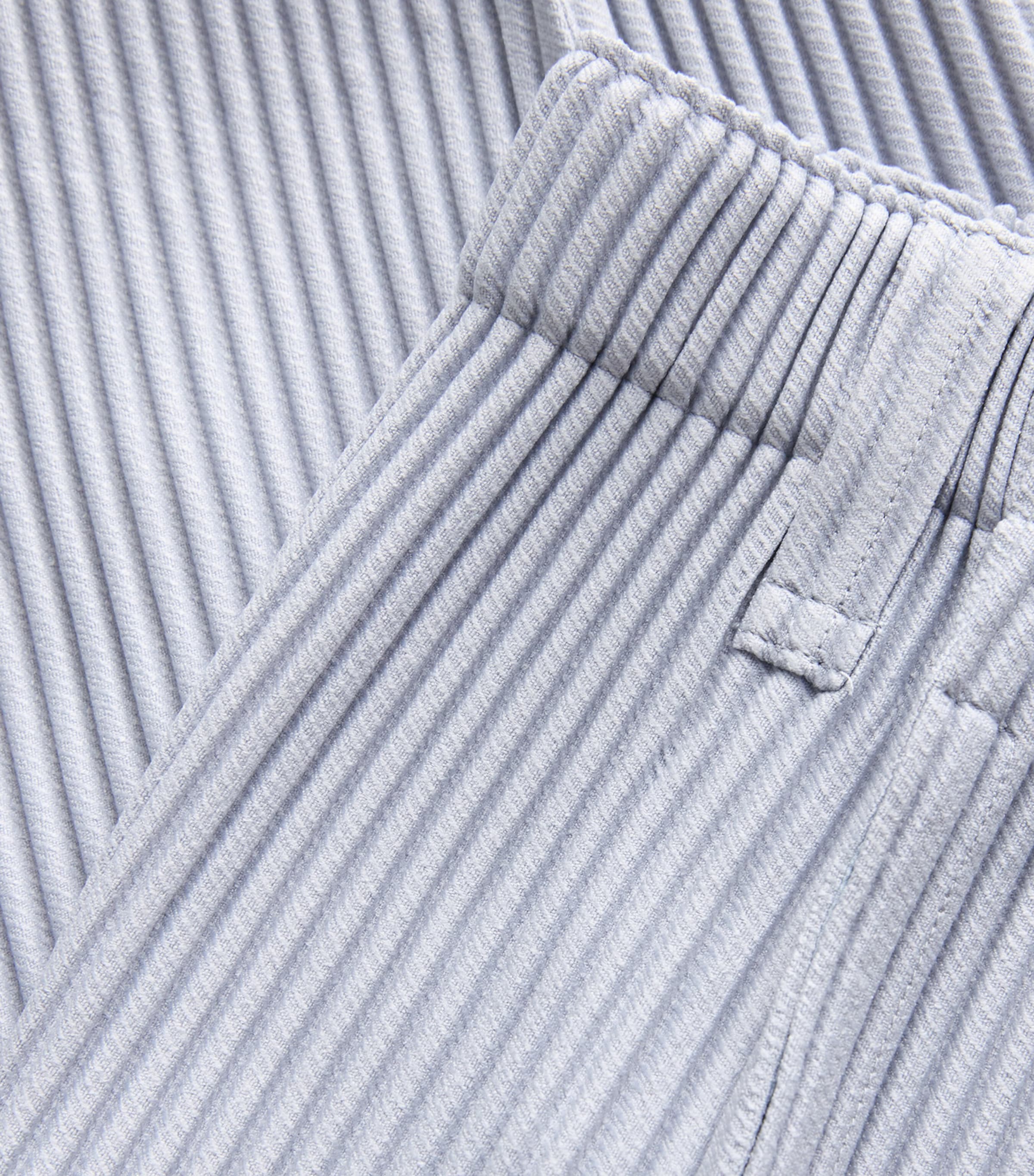 Homme Plissé Issey Miyake Blue Pleated Straight Trousers | Harrods UK