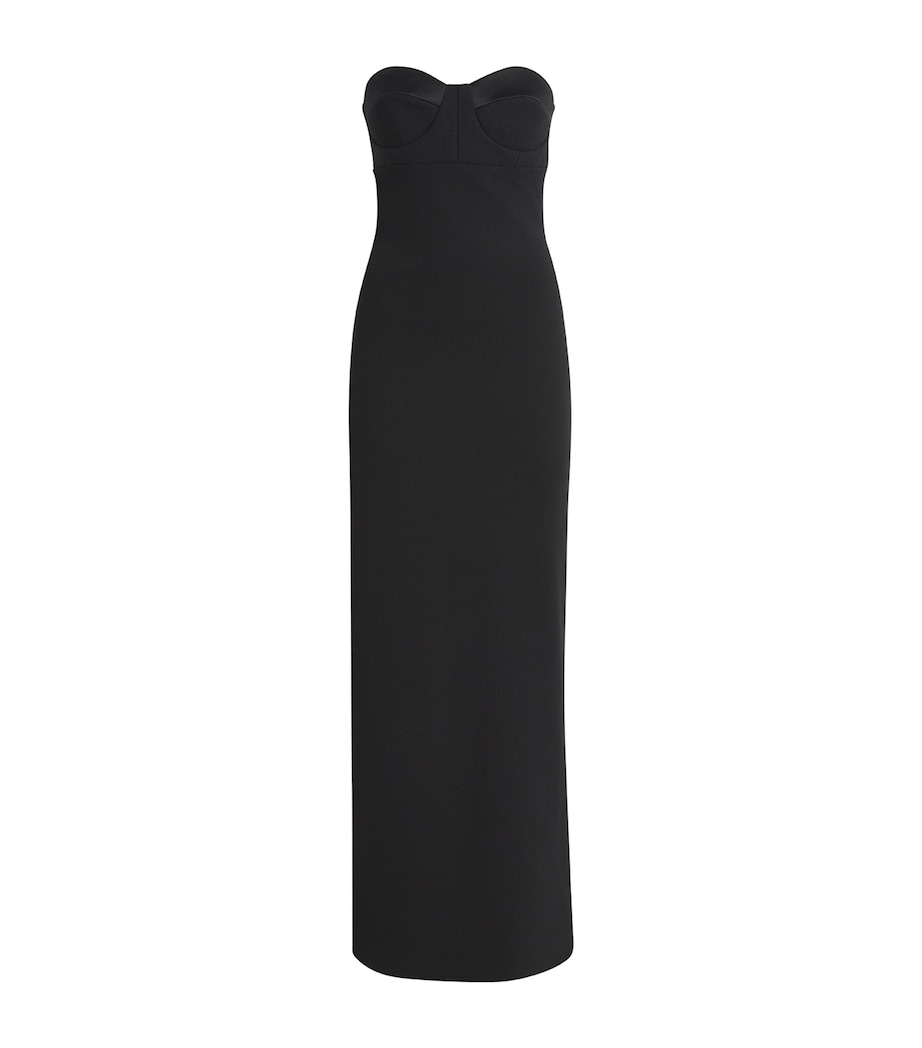 Solace London Womens Crepe Keaton Maxi Dress Black Image 1