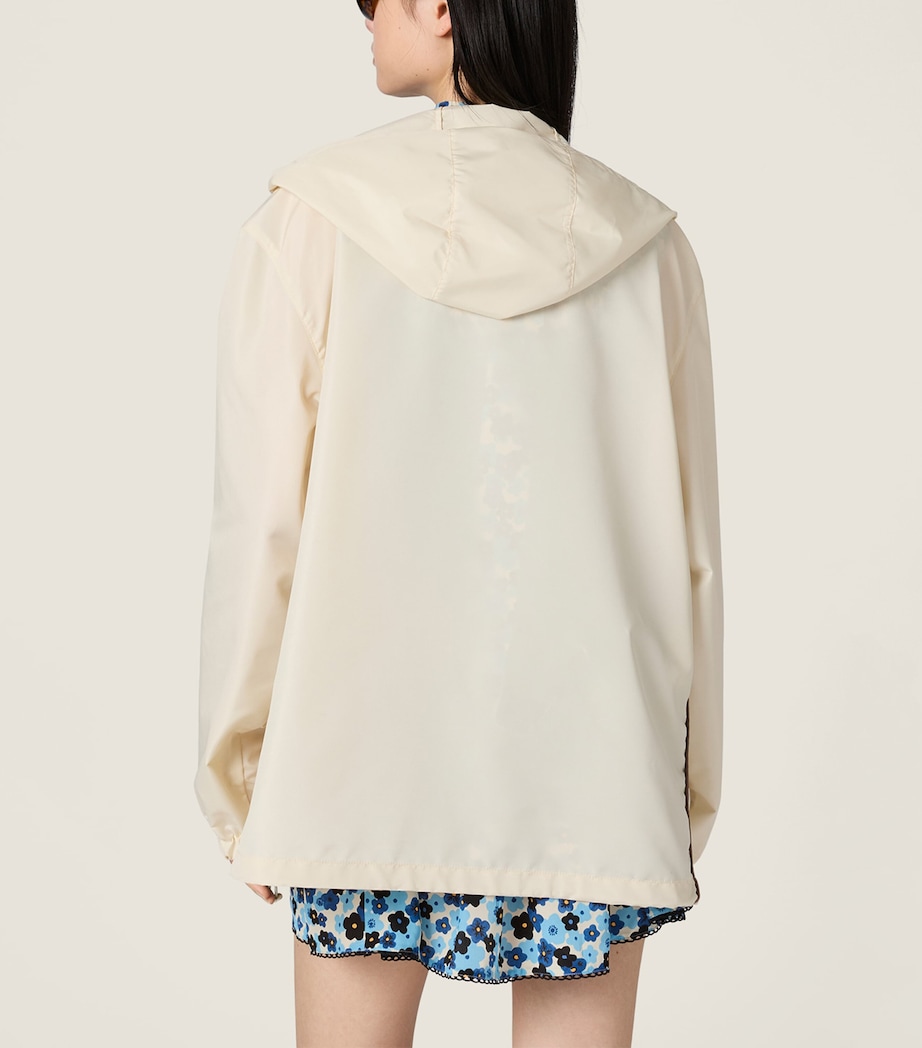 Miu Miu Womens Technical Hooded Jacket Image 3