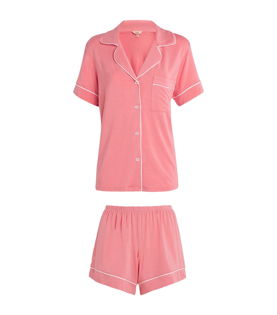 Gisele Short Pyjama Set SK/IV SUNKISSD CORAL Image 1