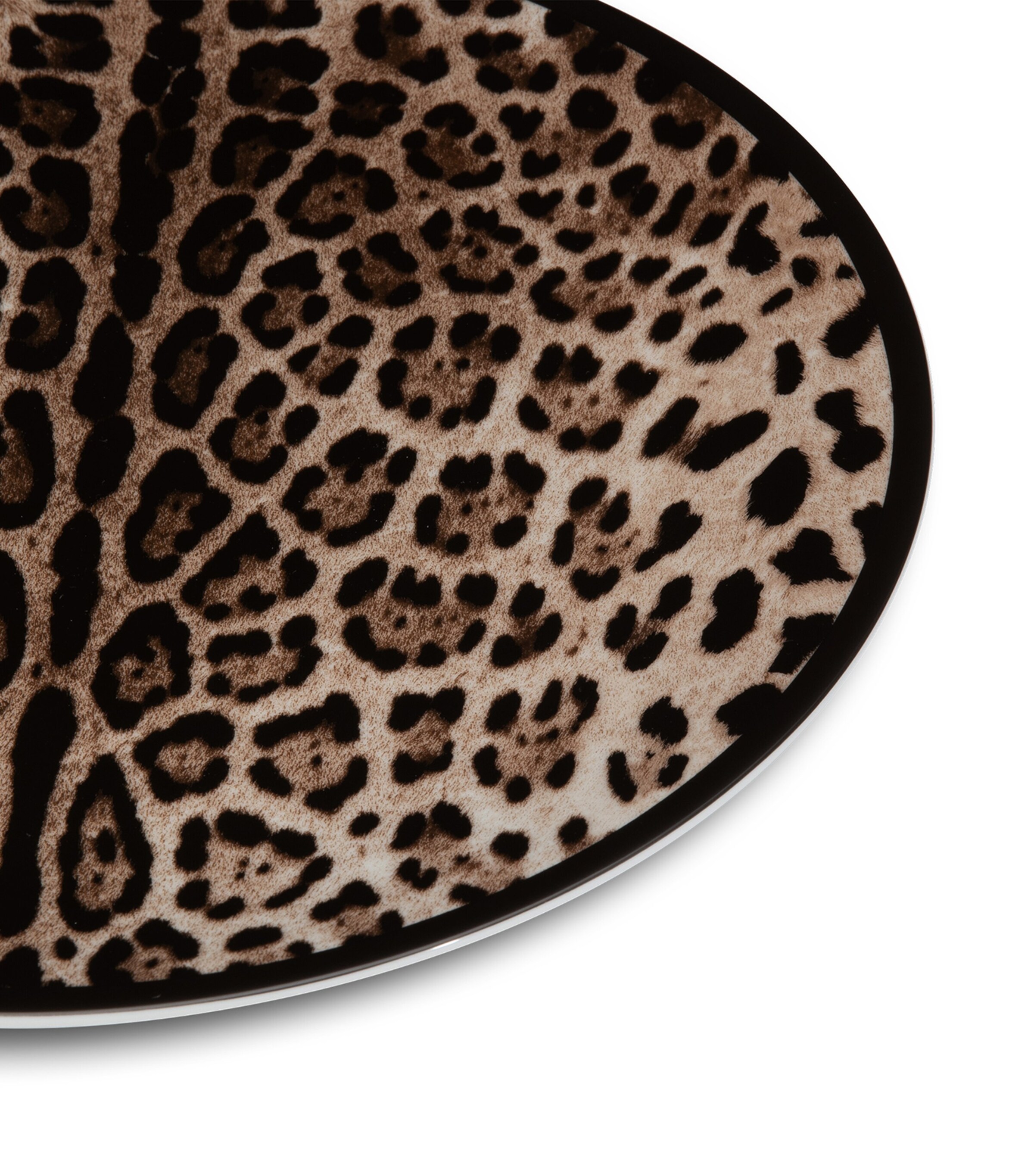 Dolce&Gabbana Casa Porcelain Leopard Charger Plate (31cm) Leopardo Image 4