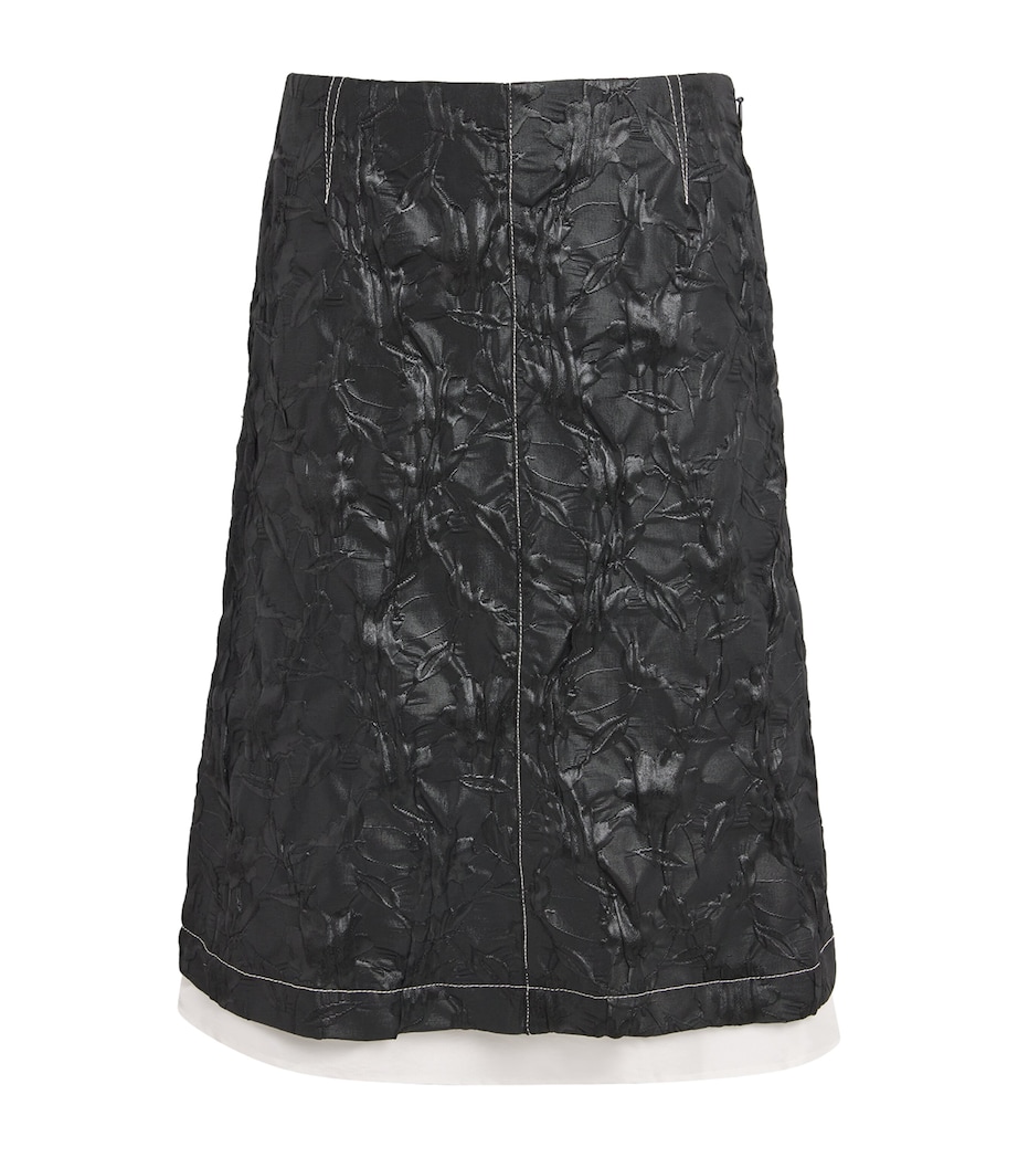 Vionna Midi Skirt BLACK Image 1