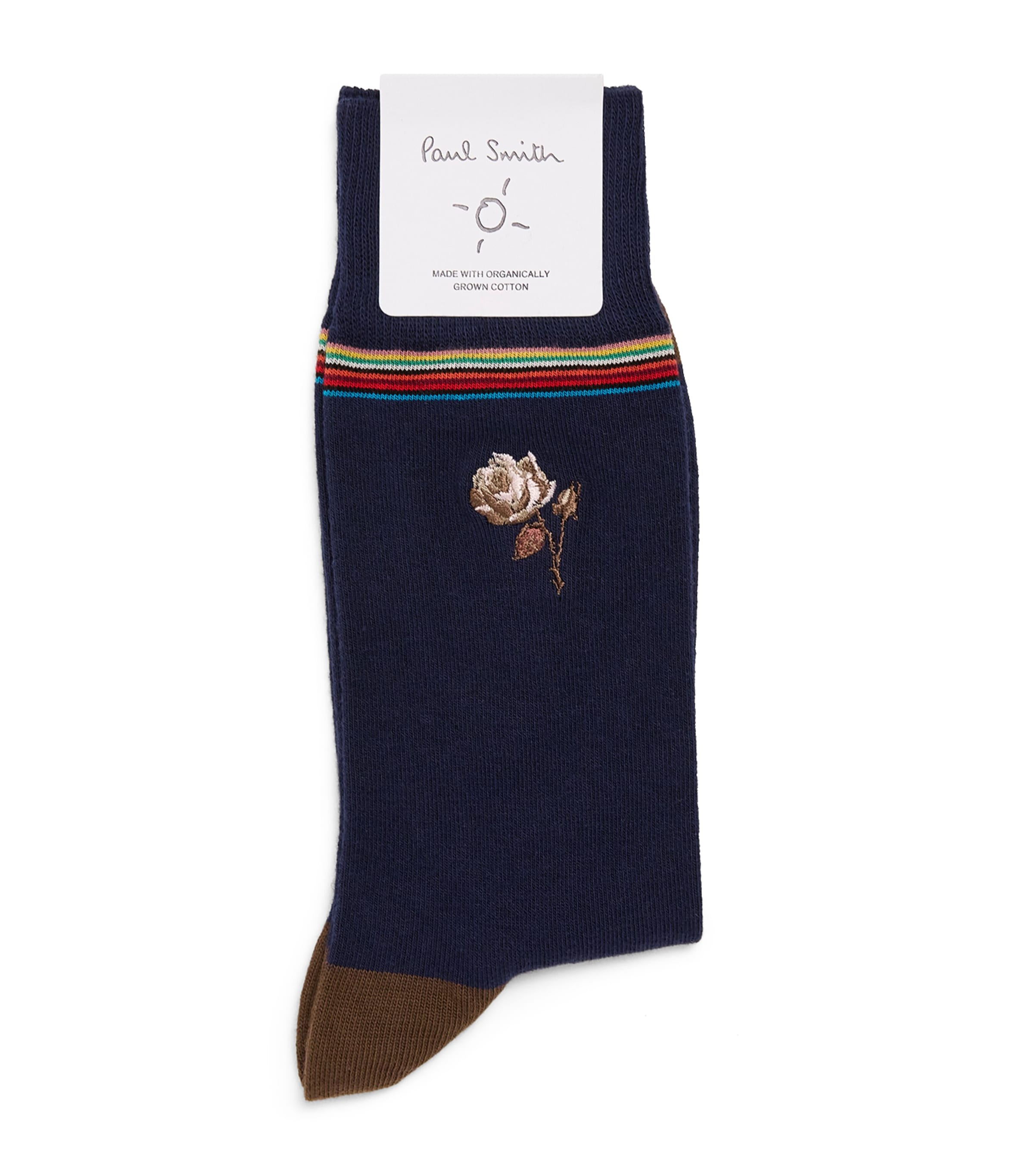 Paul Smith Huxley Rose Socks In Navy