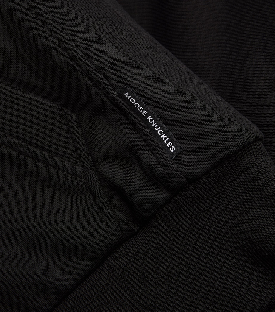 Padded Zip-Front Hoodie BLACK - 292 Image 5