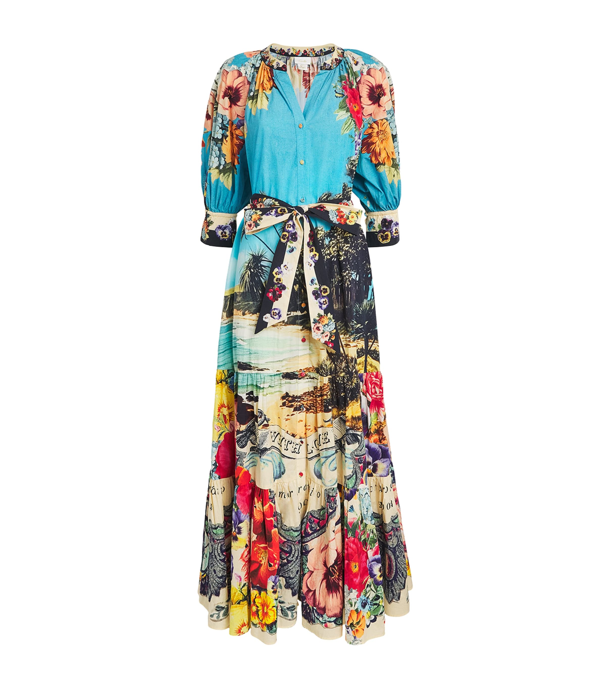 Camilla Organic Cotton Bathing Bombshell Maxi Dress