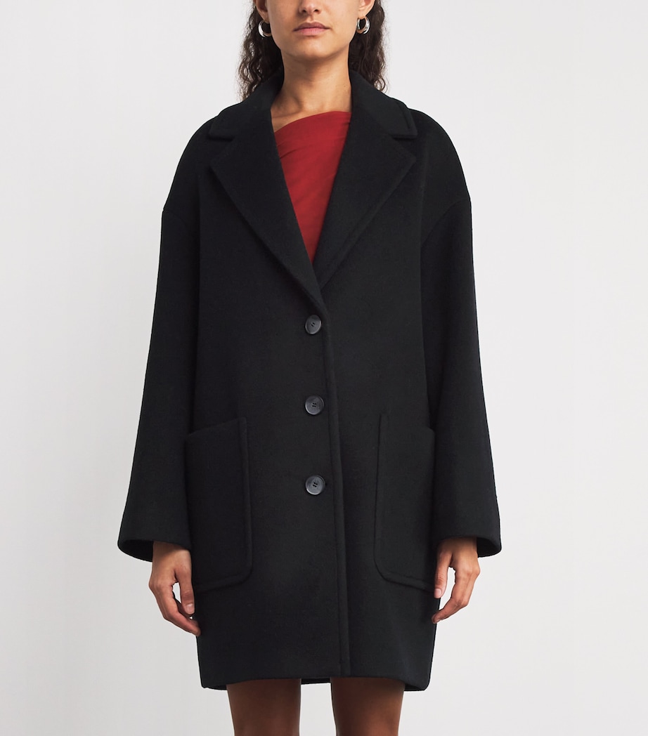 Wool Coat BLACK Image 3