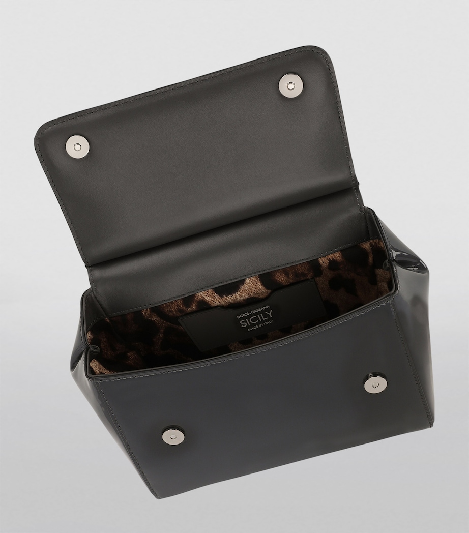 KIM DOLCE & GABBANA Sicily Top-Handle Bag 80748-GREY Image 5