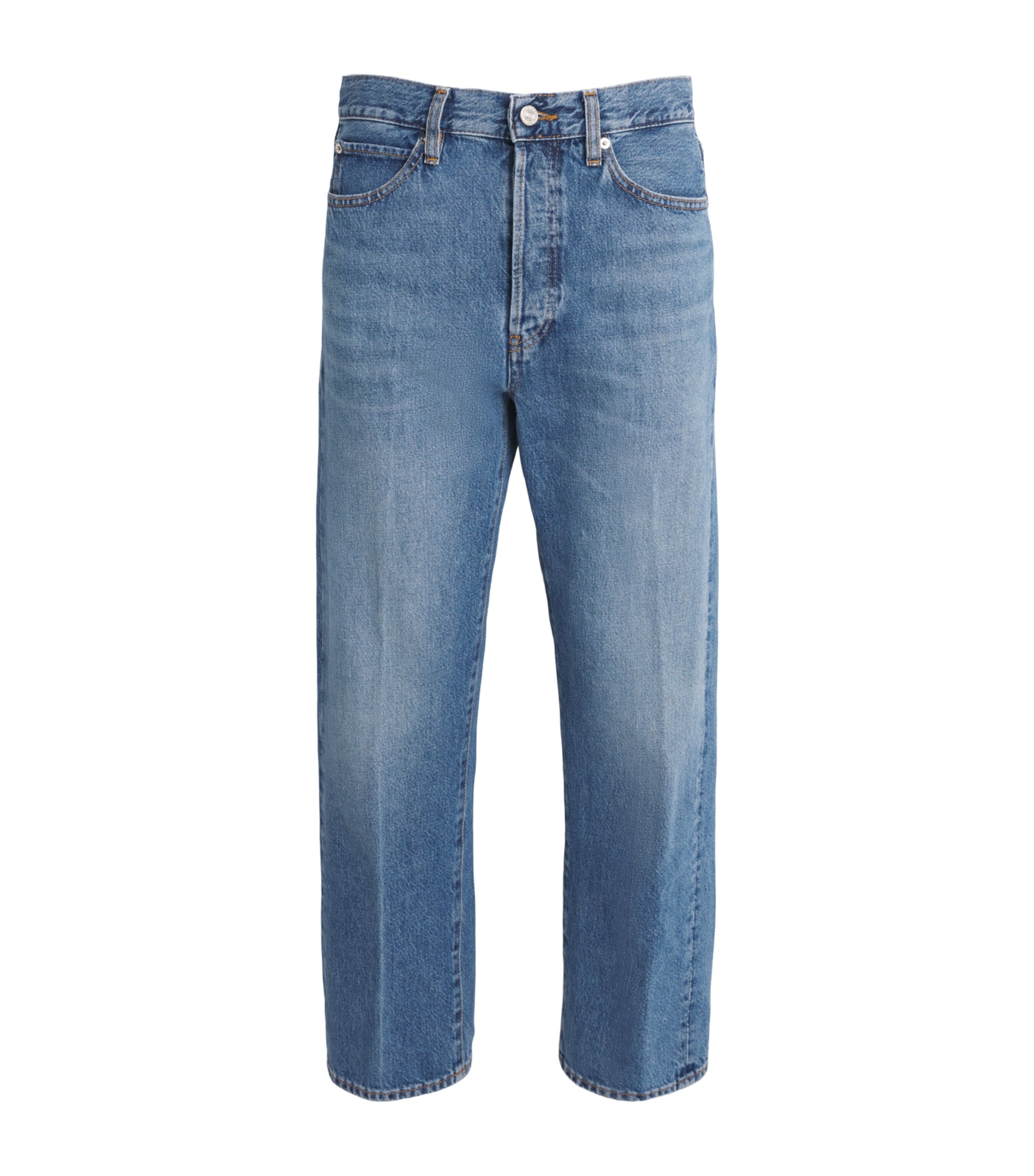 Vertical Crop Straight Jeans DRIFT Image 1