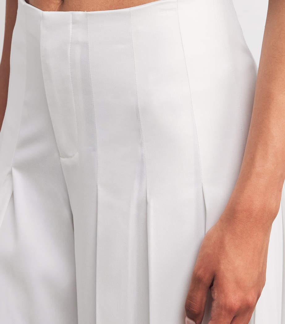 Ainslie Wide-Leg Trousers A127 OFF WHITE Image 6