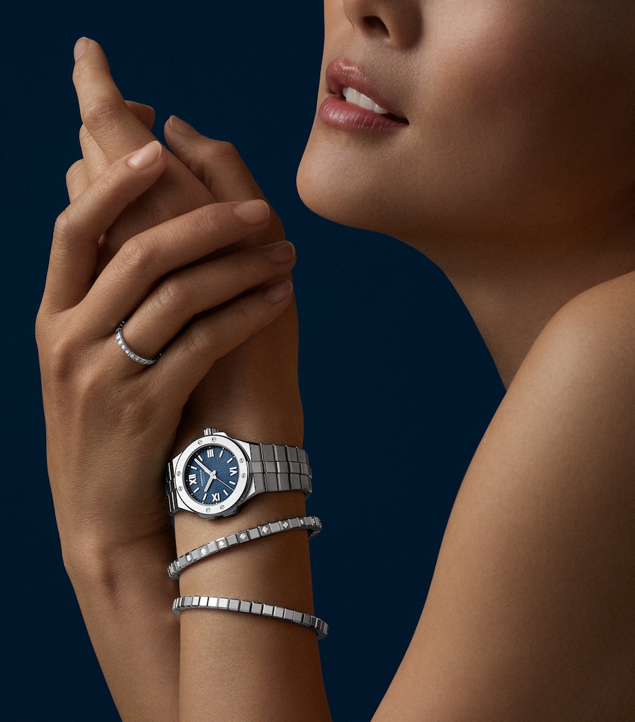 White Gold and Diamond Ice Cube Bangle 18K WHITE GOLD Image 4