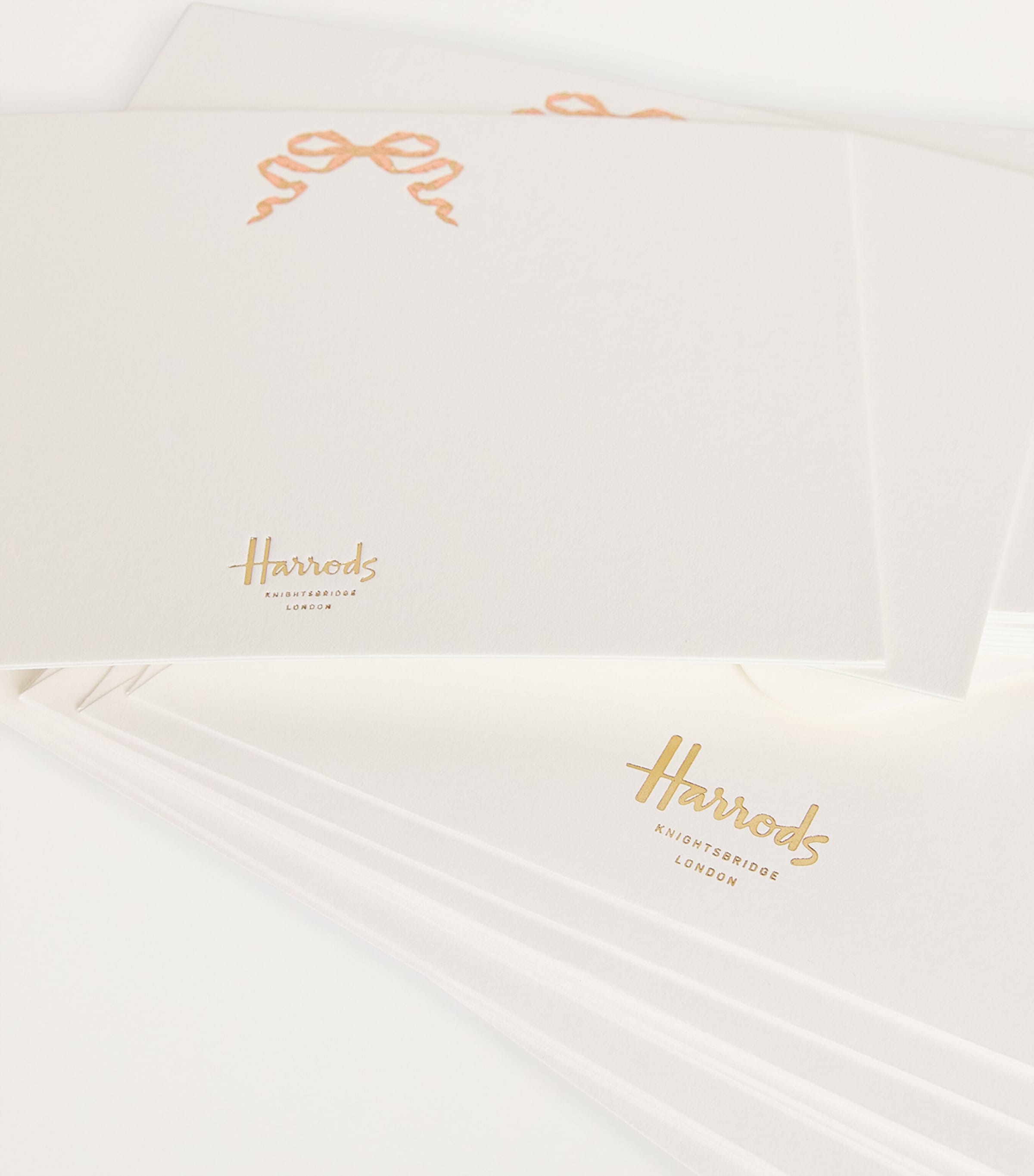 Pink Bow Cards (Pack of 10) MULTI Image 3