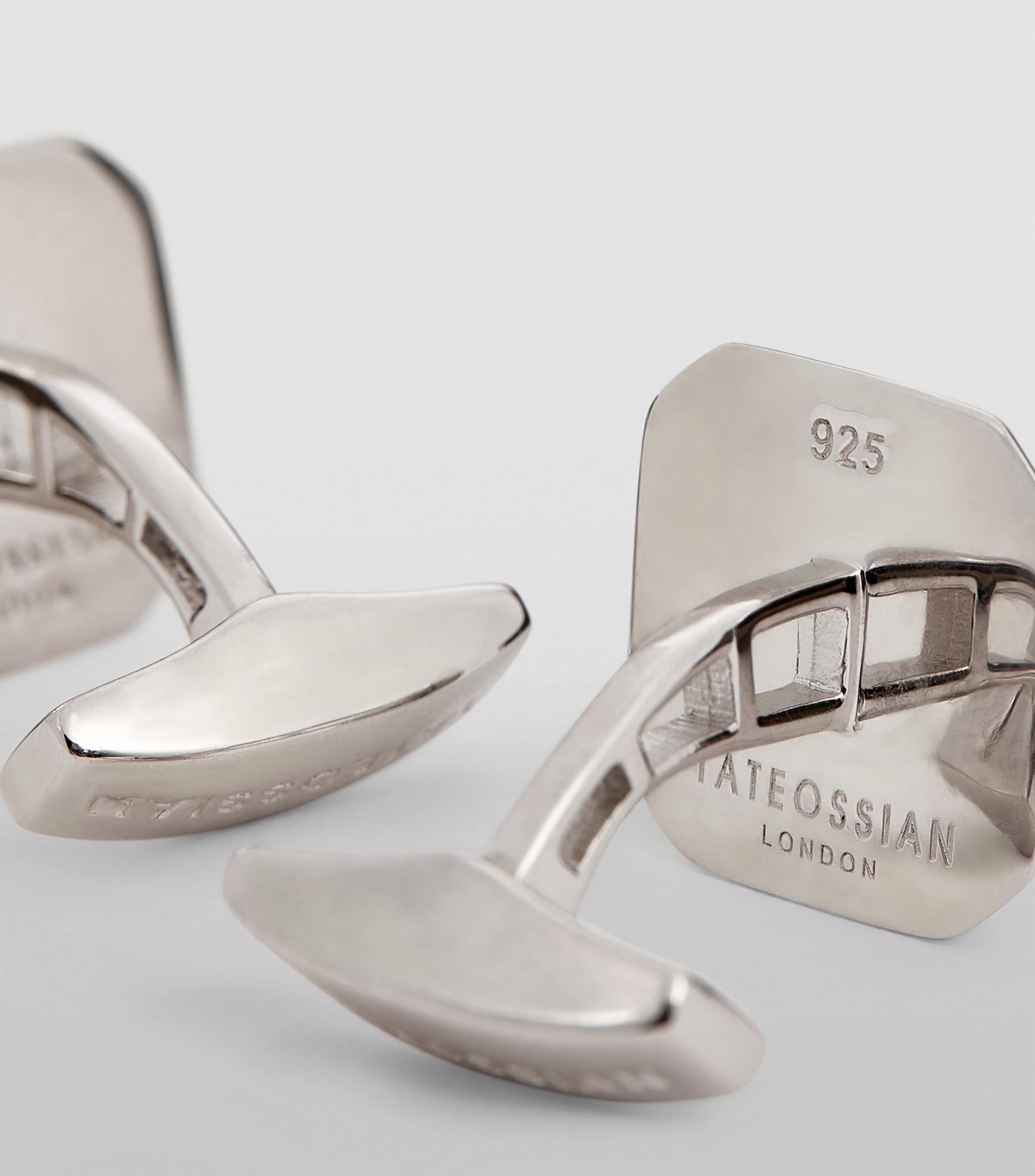 Sterling Silver and Lapis Cufflinks BLUE Image 5