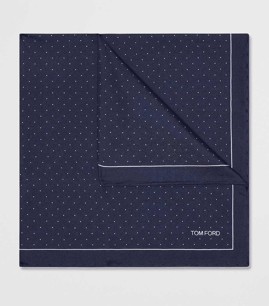 Silk Polka-Dot Pocket Square HB990 Image 2