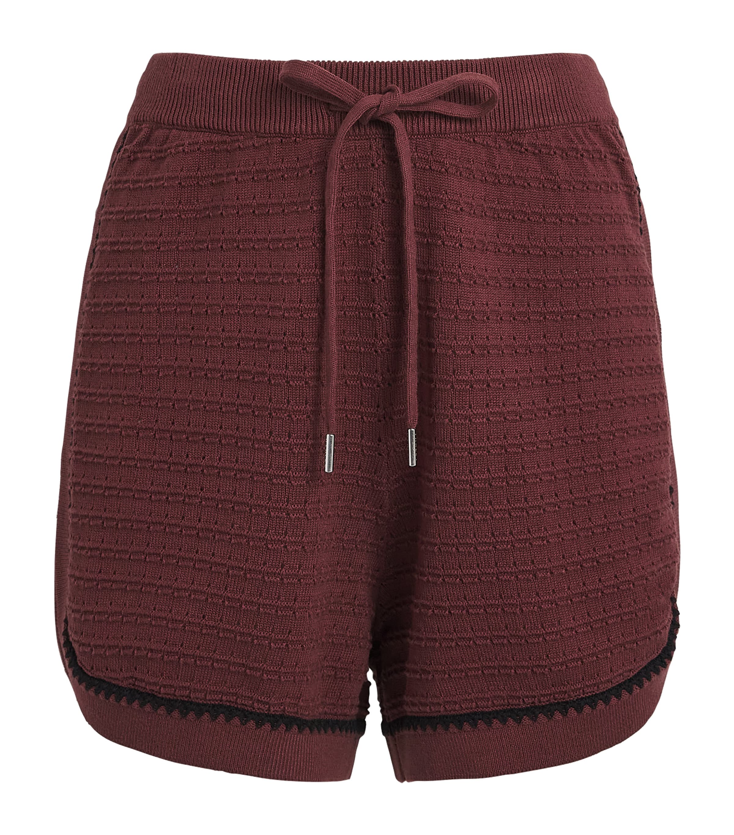 Varley Womens Cotton Knit Morden Shorts Ironwood Image 1