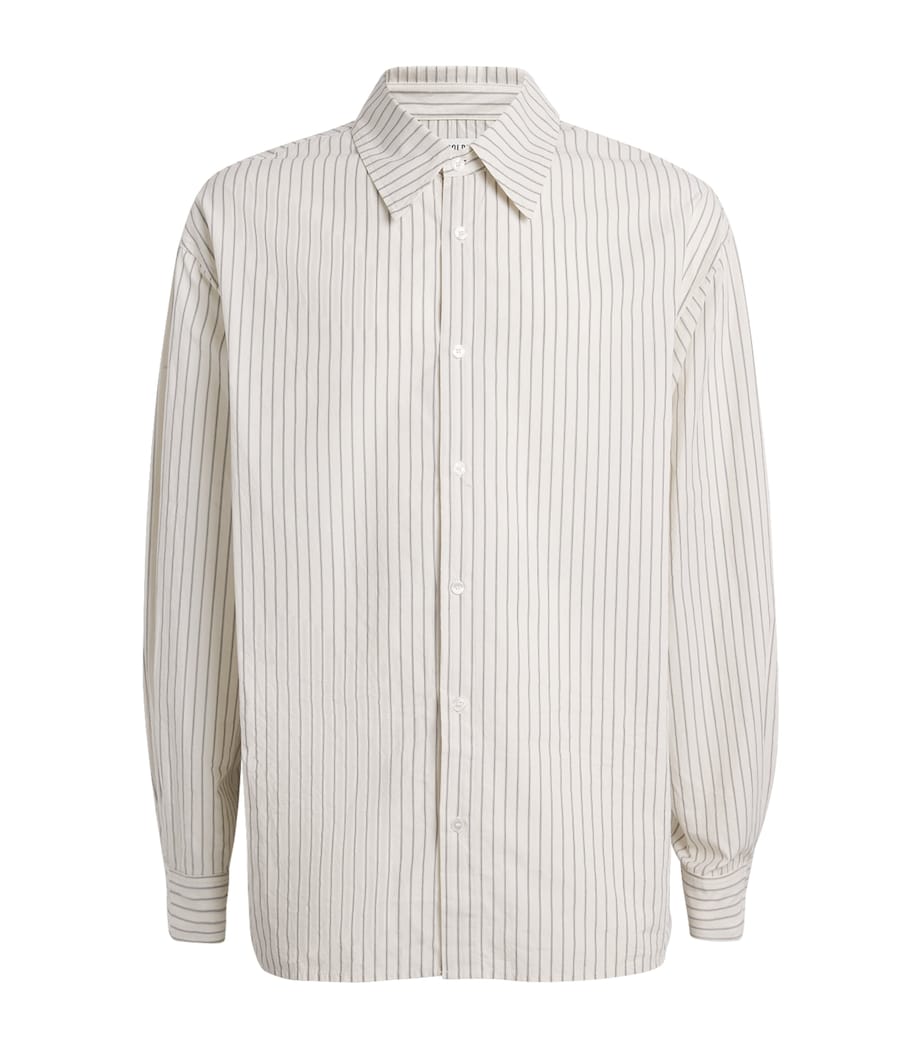 Cotton Stripe Aurel Shirt GIBBS STRIPE GRY/WHT Image 1